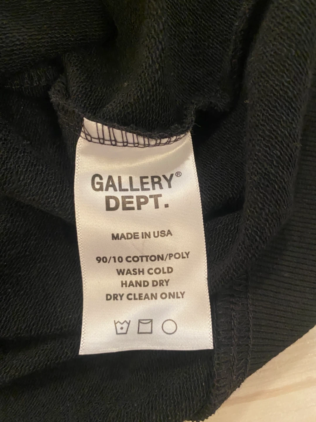 Gallery Dept. Black Hoodie - Size L - photo 5