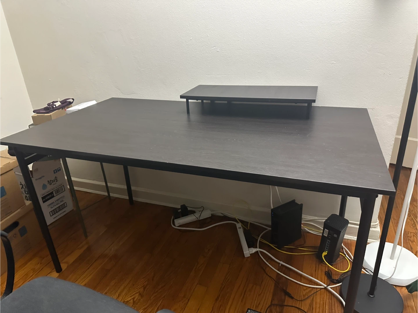 Ikea Desk with Monitor Stand (pick up in Leonia, NJ)