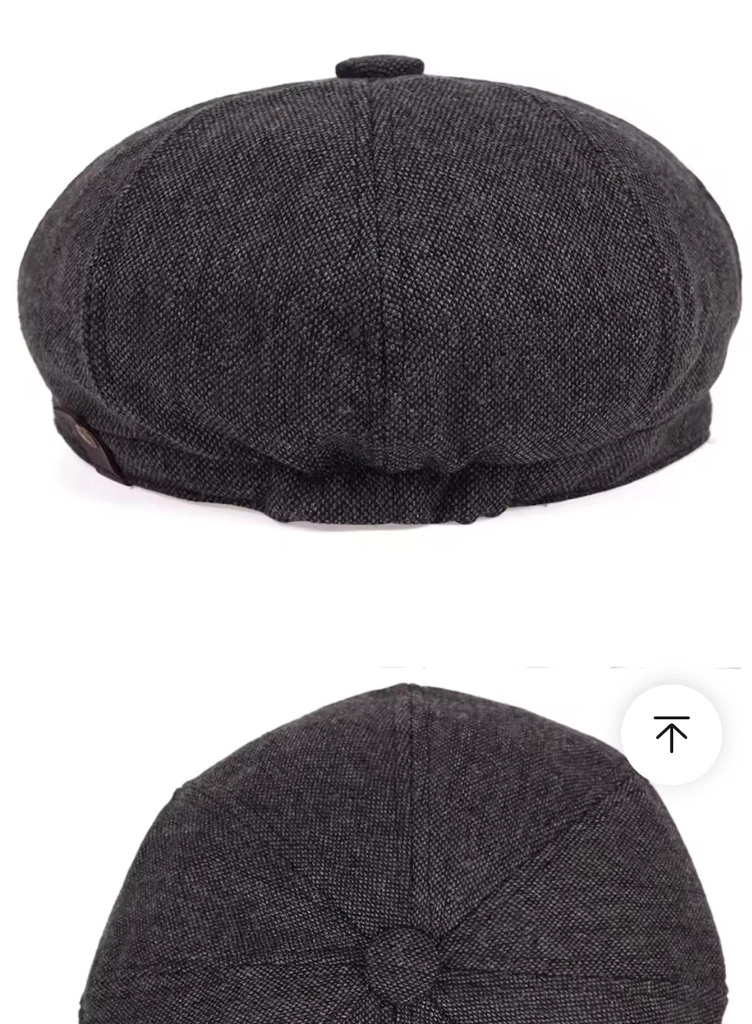 Newsboy Cap - Grey, Size 56-59cm - photo 2
