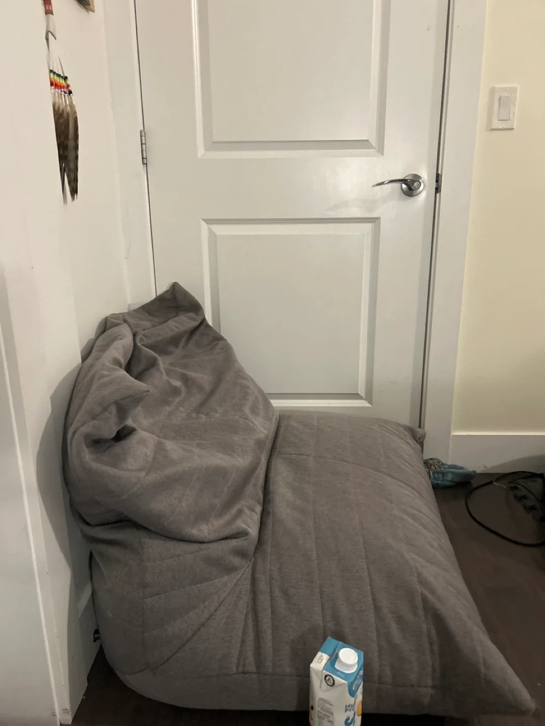 Grey Bean Bag Chair image indicator(2)