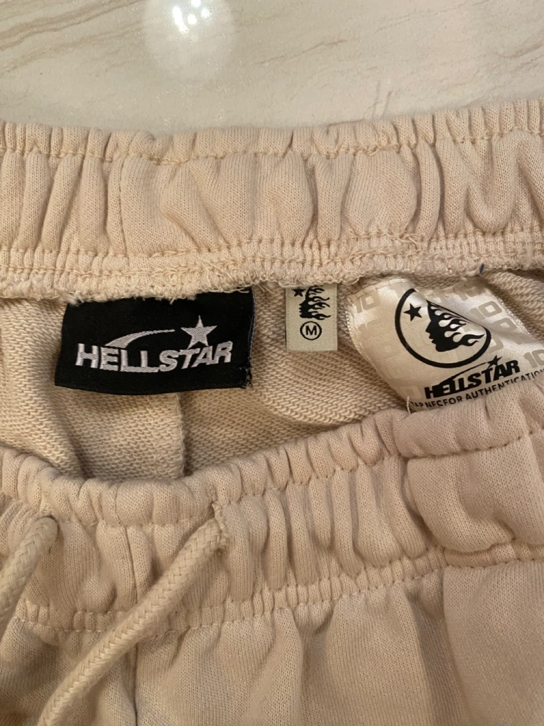 Hellstar Beige Shorts - Size M - photo 3