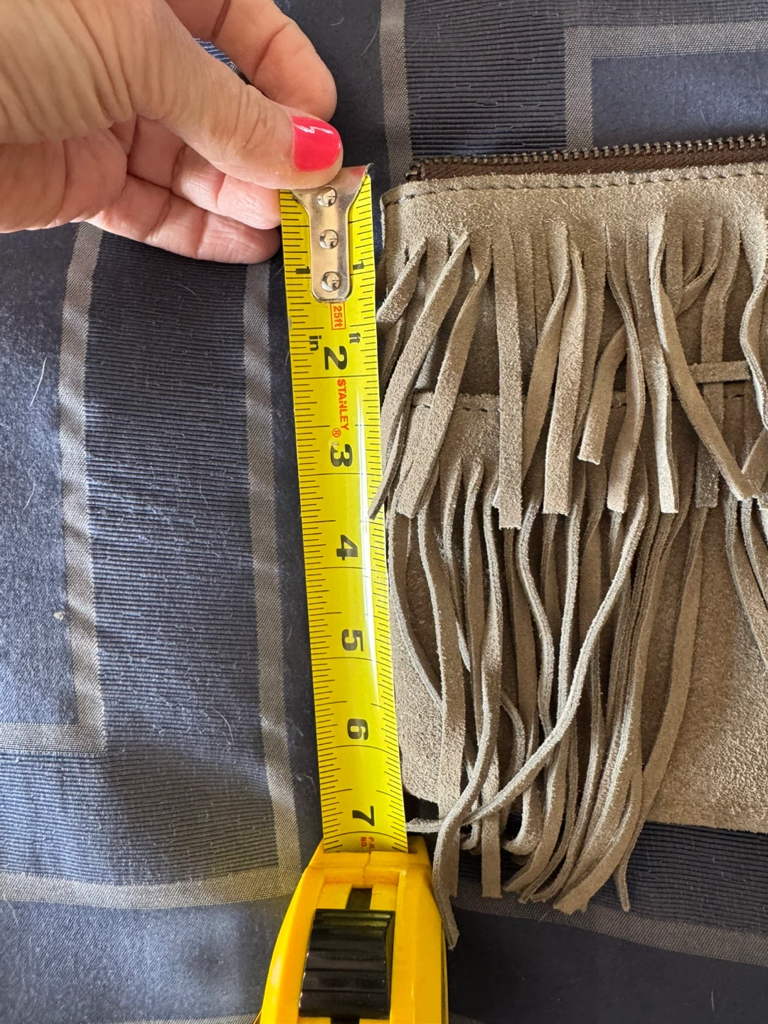 Patricia Nash Fringe Clutch Purse - Gray - photo 3