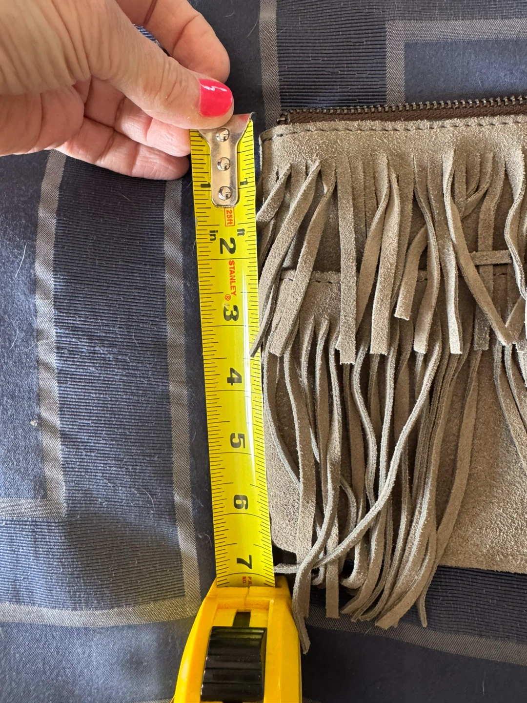 Patricia Nash Fringe Clutch Purse - Gray - photo 2