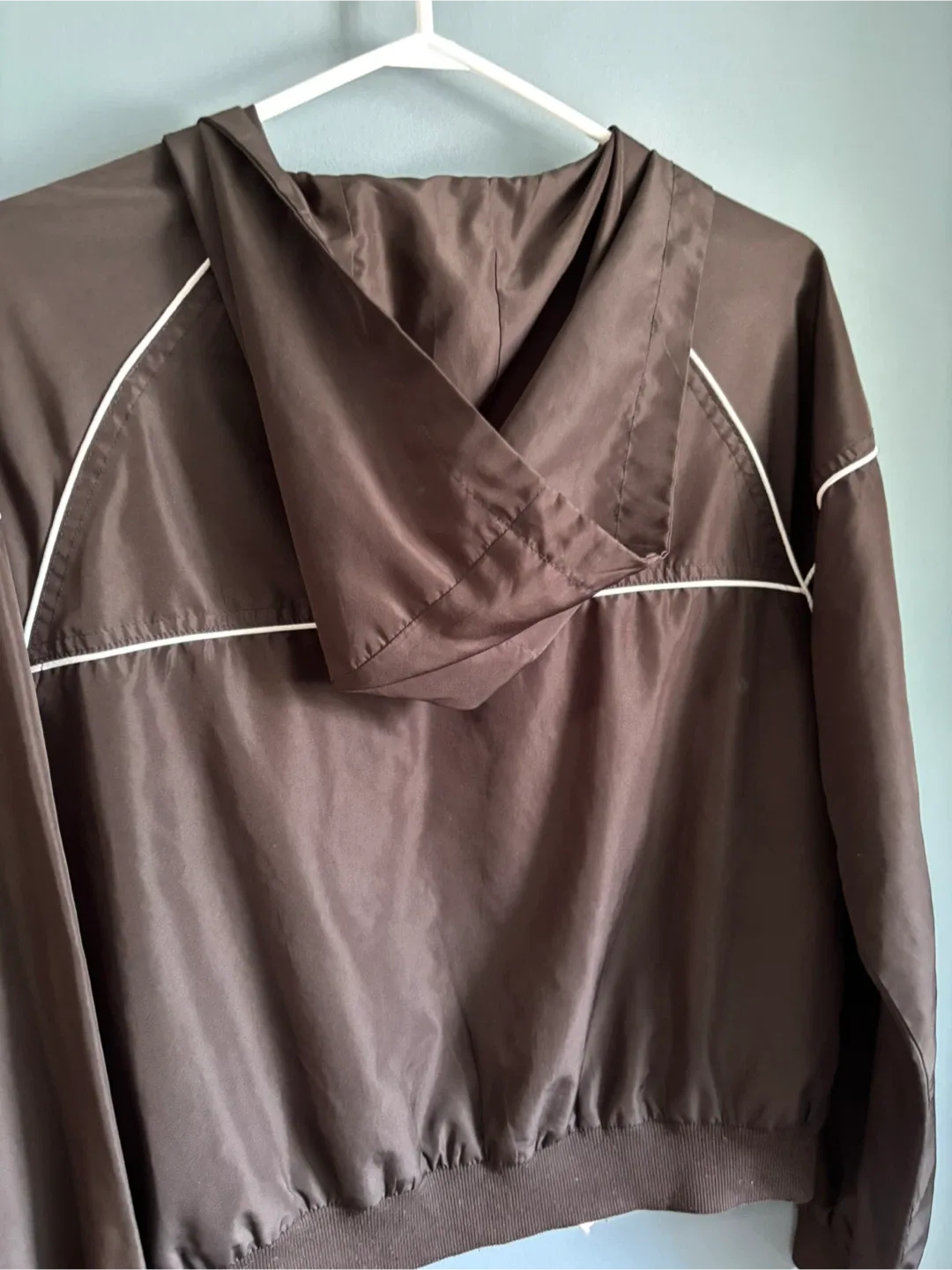 Forever 21 Black Hooded Jacket - Size Small image indicator(8)