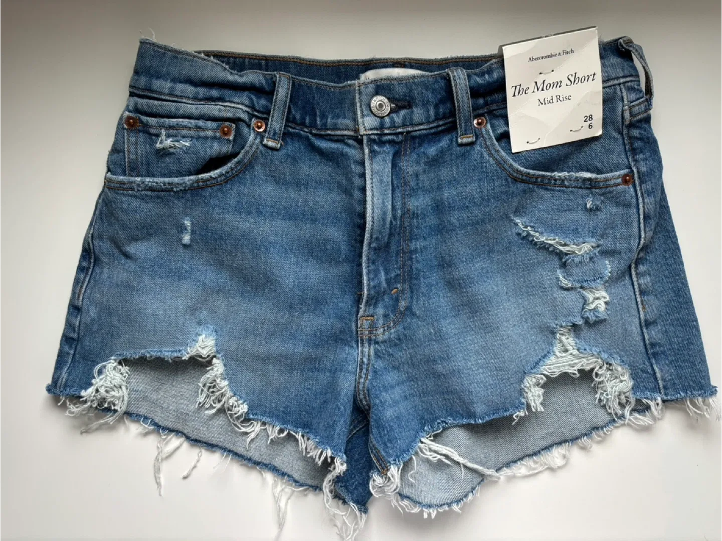 Abercrombie & Fitch Mom Shorts - Size 28 image indicator(6)