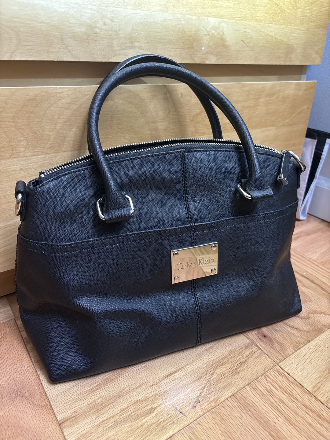 Calvin Klein Black Satchel