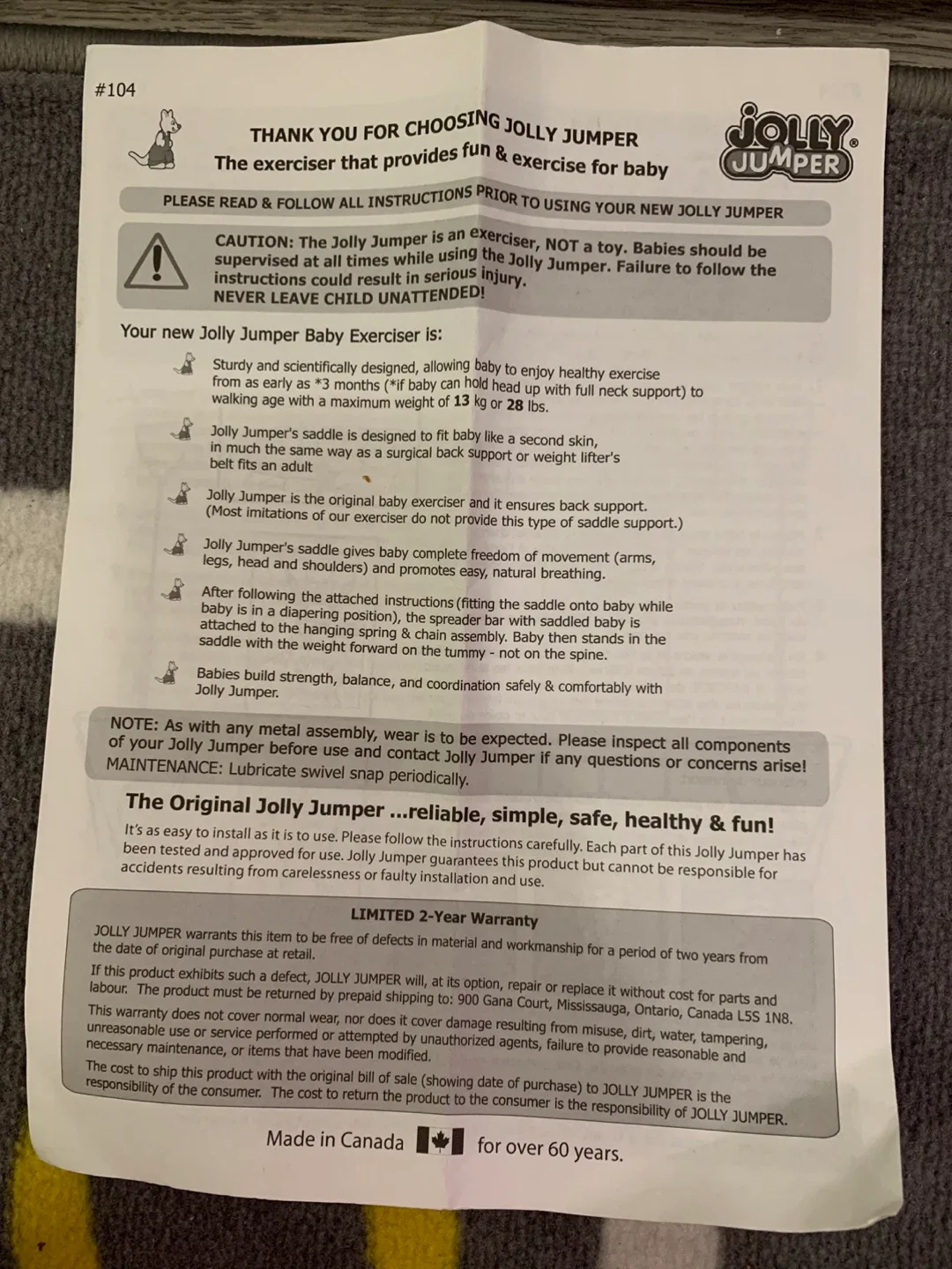 Jolly Jumper - Baby Exerciser image indicator(6)