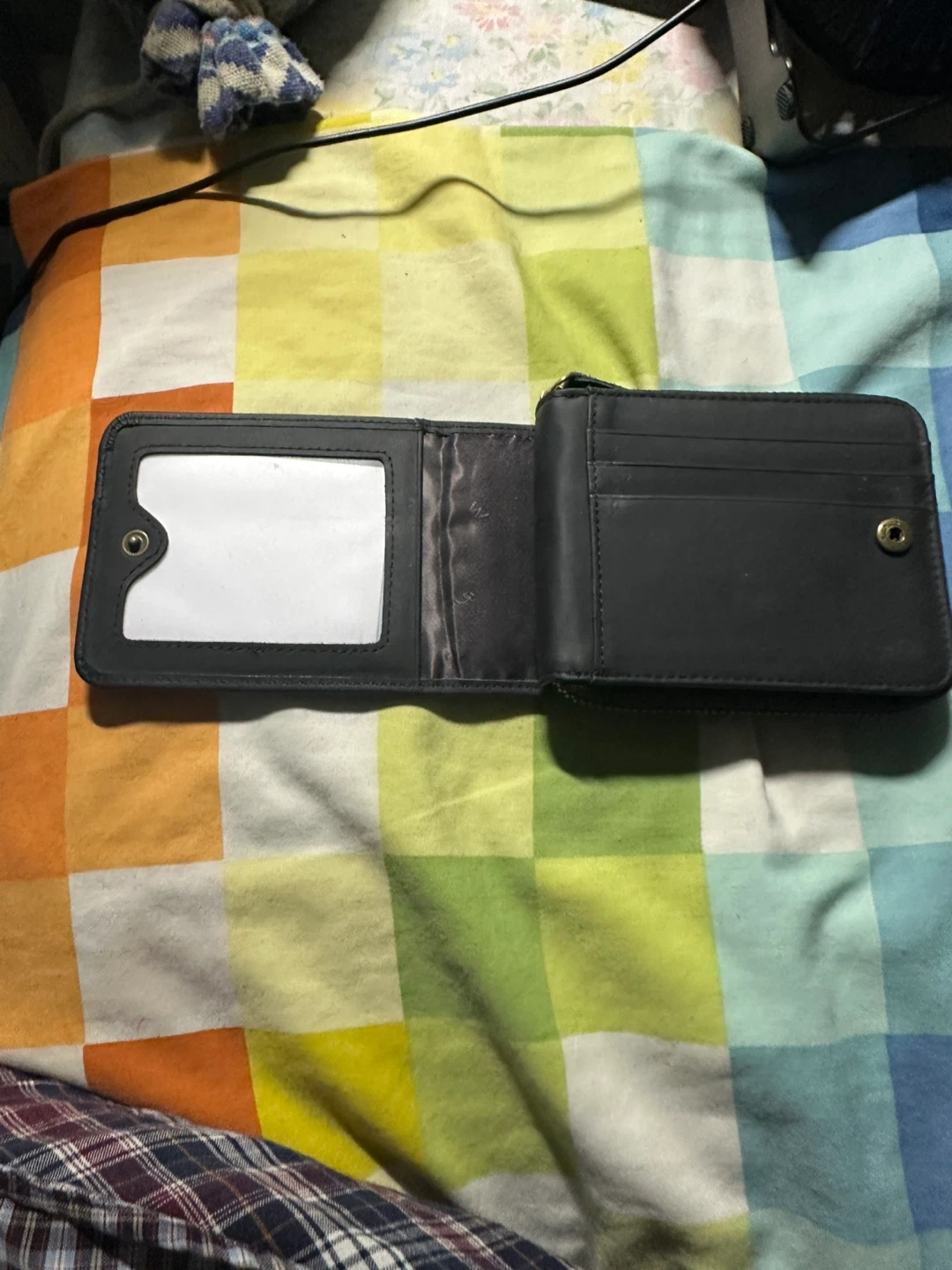 Coach Black Leather Wallet