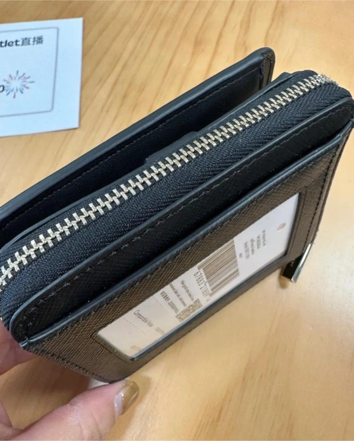 Coach Black Leather Wallet image indicator(7)