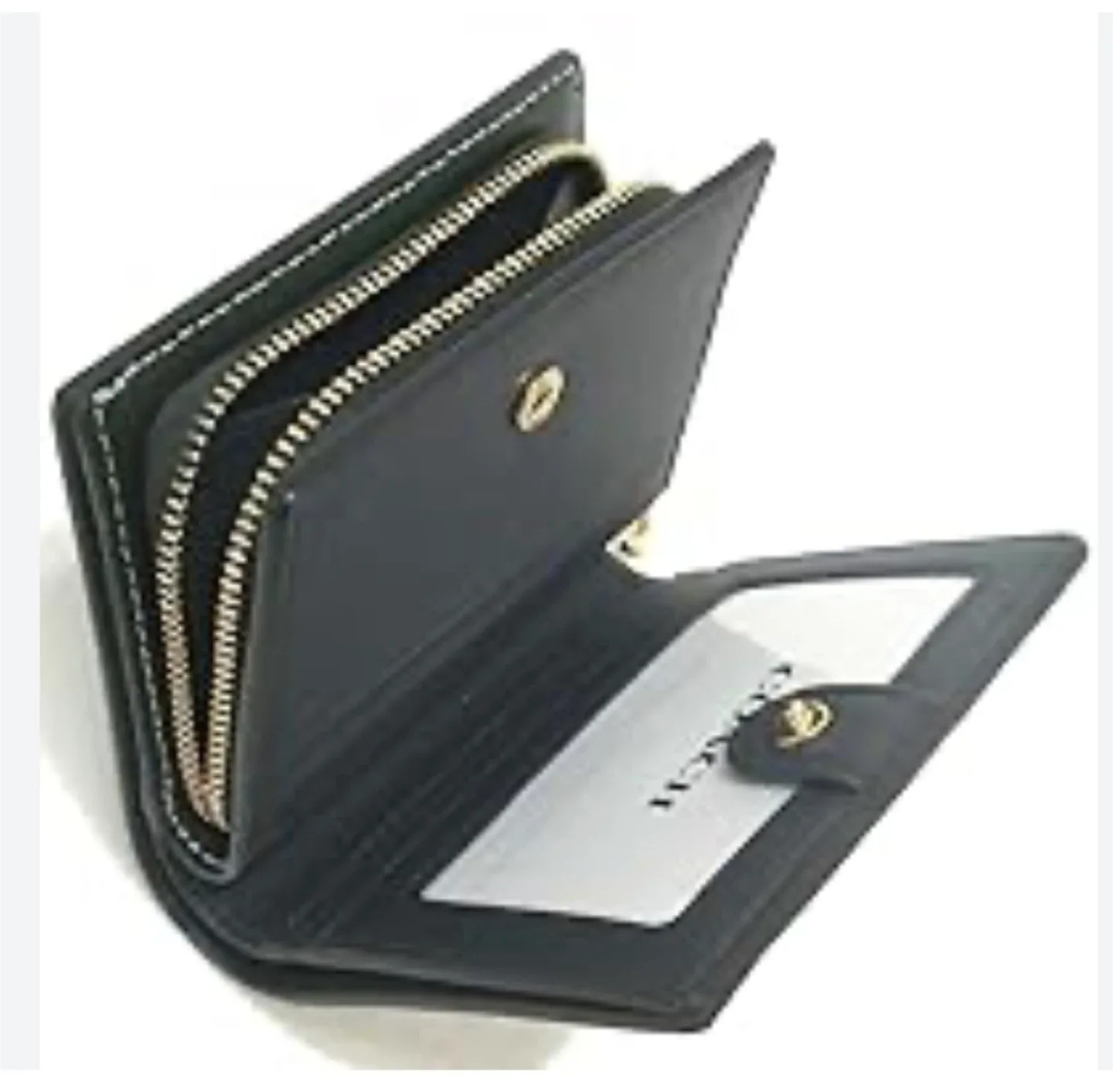 Coach Black Leather Wallet image indicator(8)