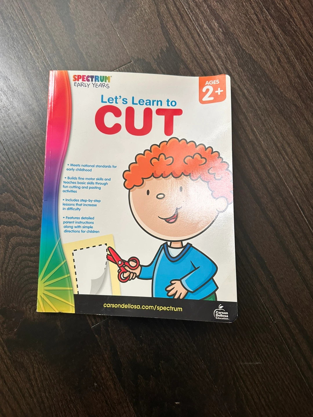 Brand new Spectrum Early Years Let's Learn to Cut Book