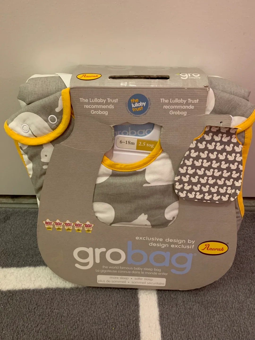 GroBag - 6-18 months 2.5 tog