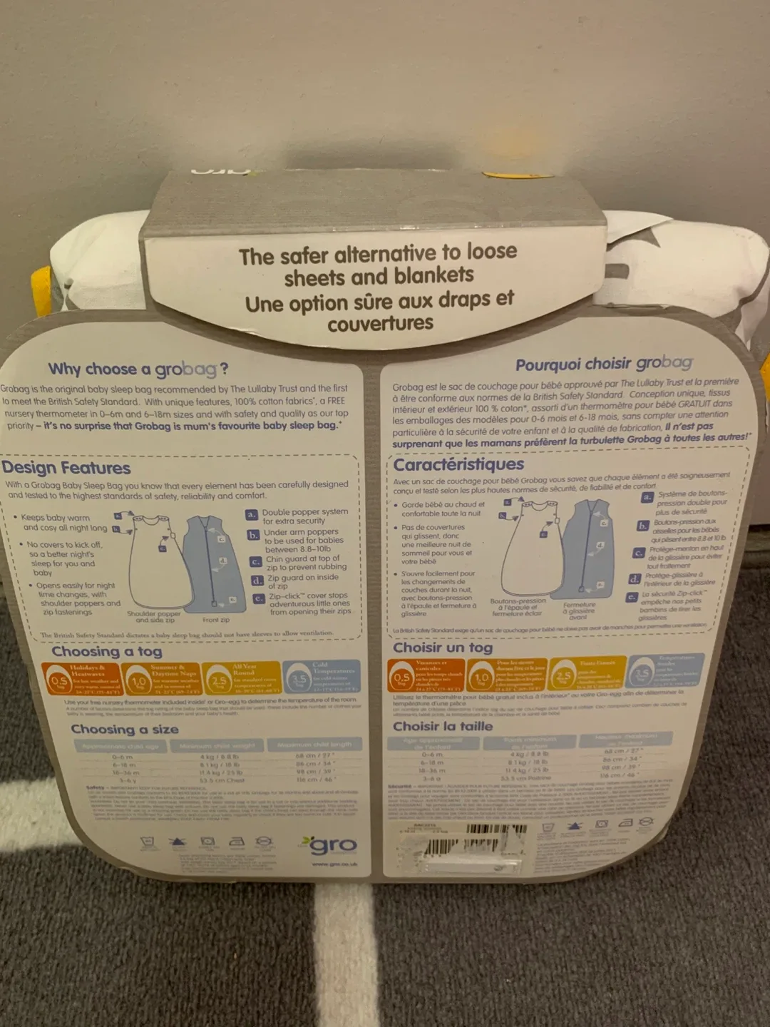 GroBag - 6-18 months 2.5 tog image indicator(2)