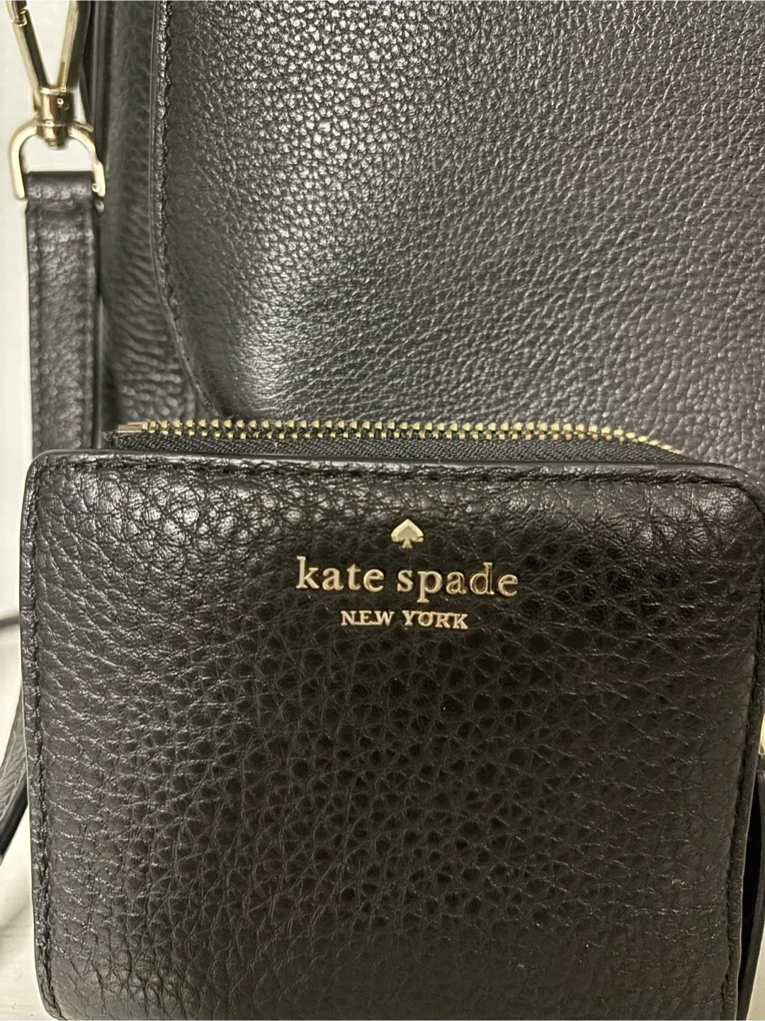 Kate Spade Black Leather Purse & Wallet Set image indicator(3)