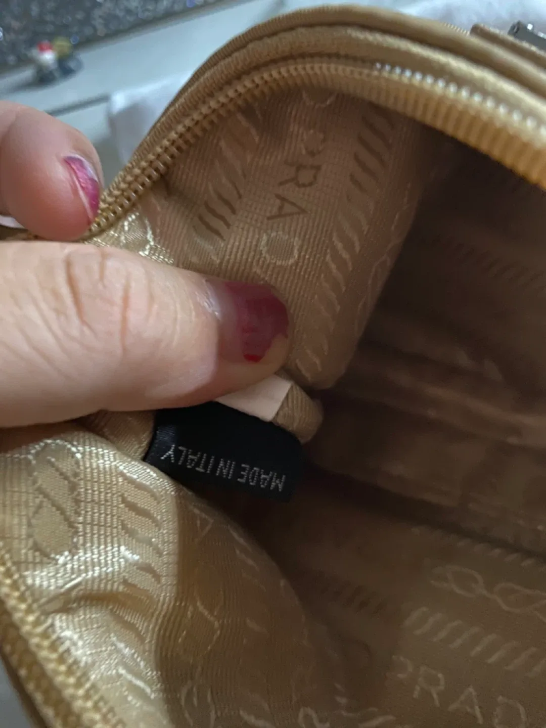 Prada Milano Beige Handbag image indicator(7)