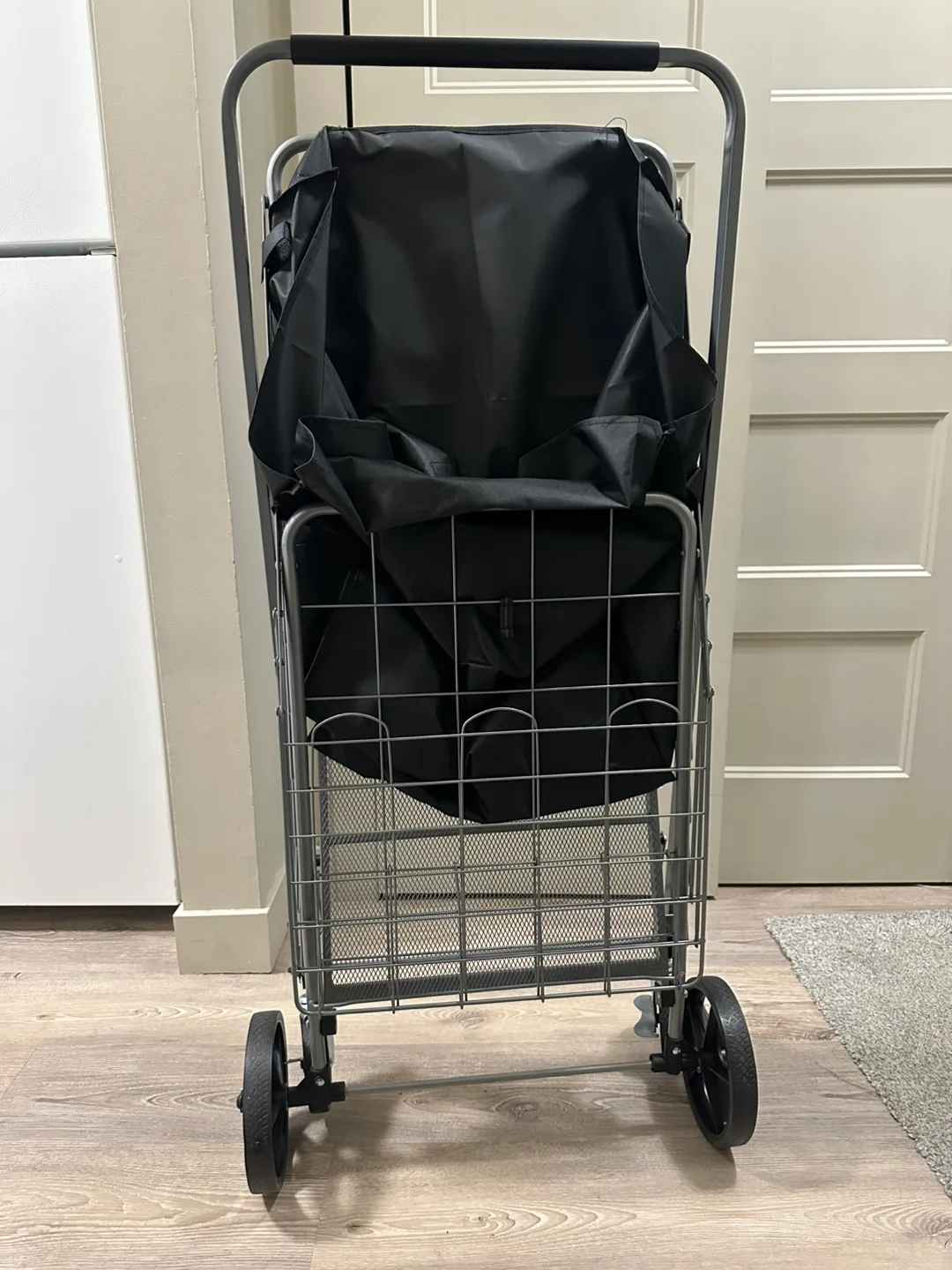 Brand-New Foldable Shopping Cart with Waterproof Bag image indicator(3)