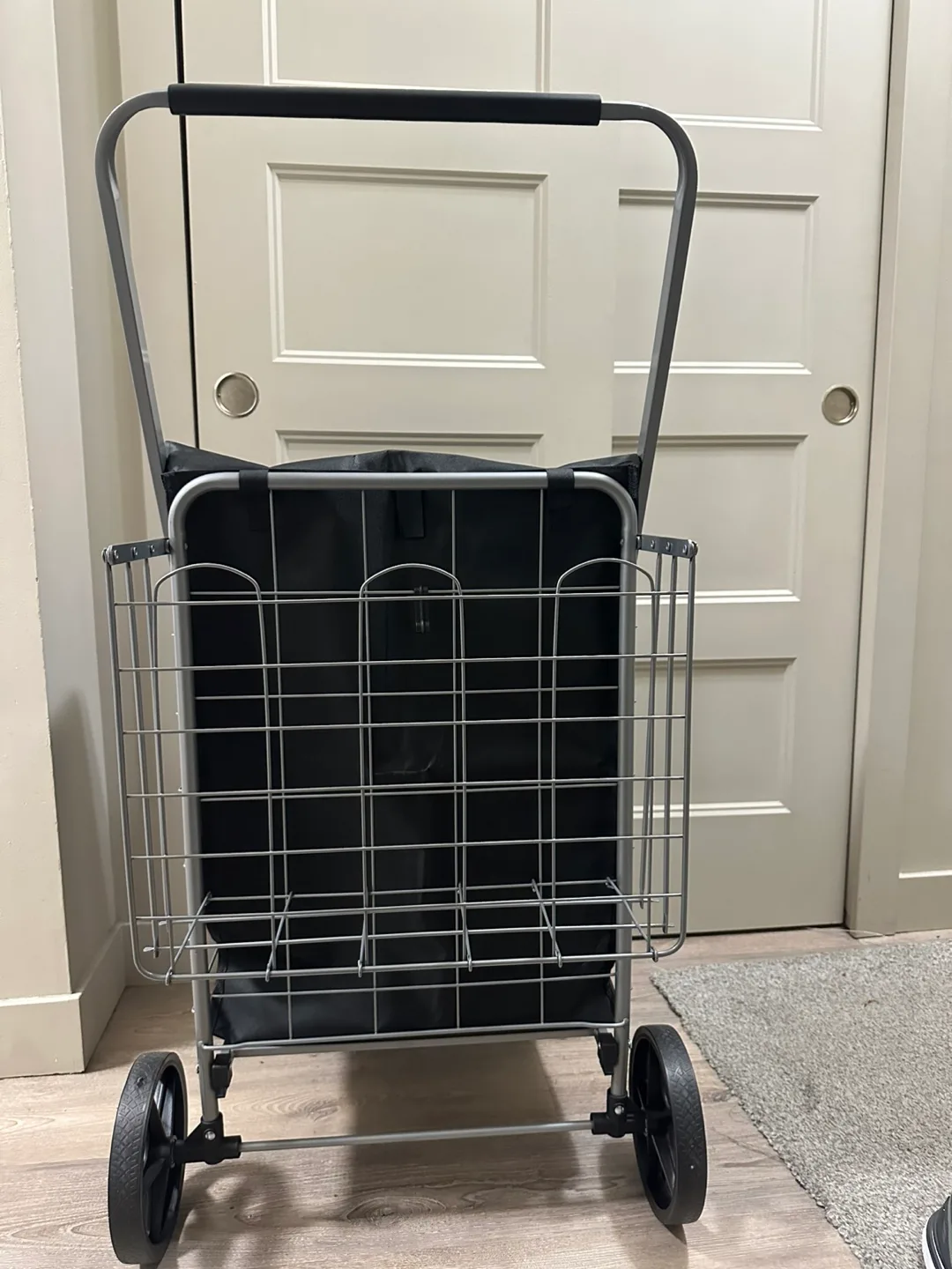 Brand-New Foldable Shopping Cart with Waterproof Bag image indicator(2)