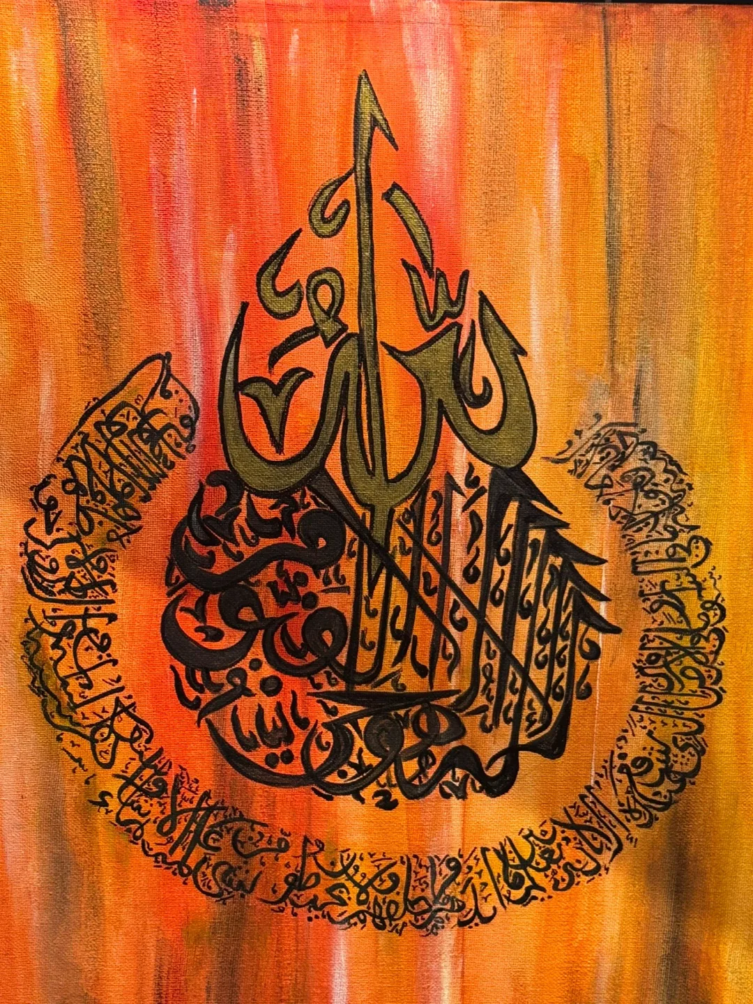 Islamic Calligraphy Art Painting - Ayatul Kursi image indicator(3)