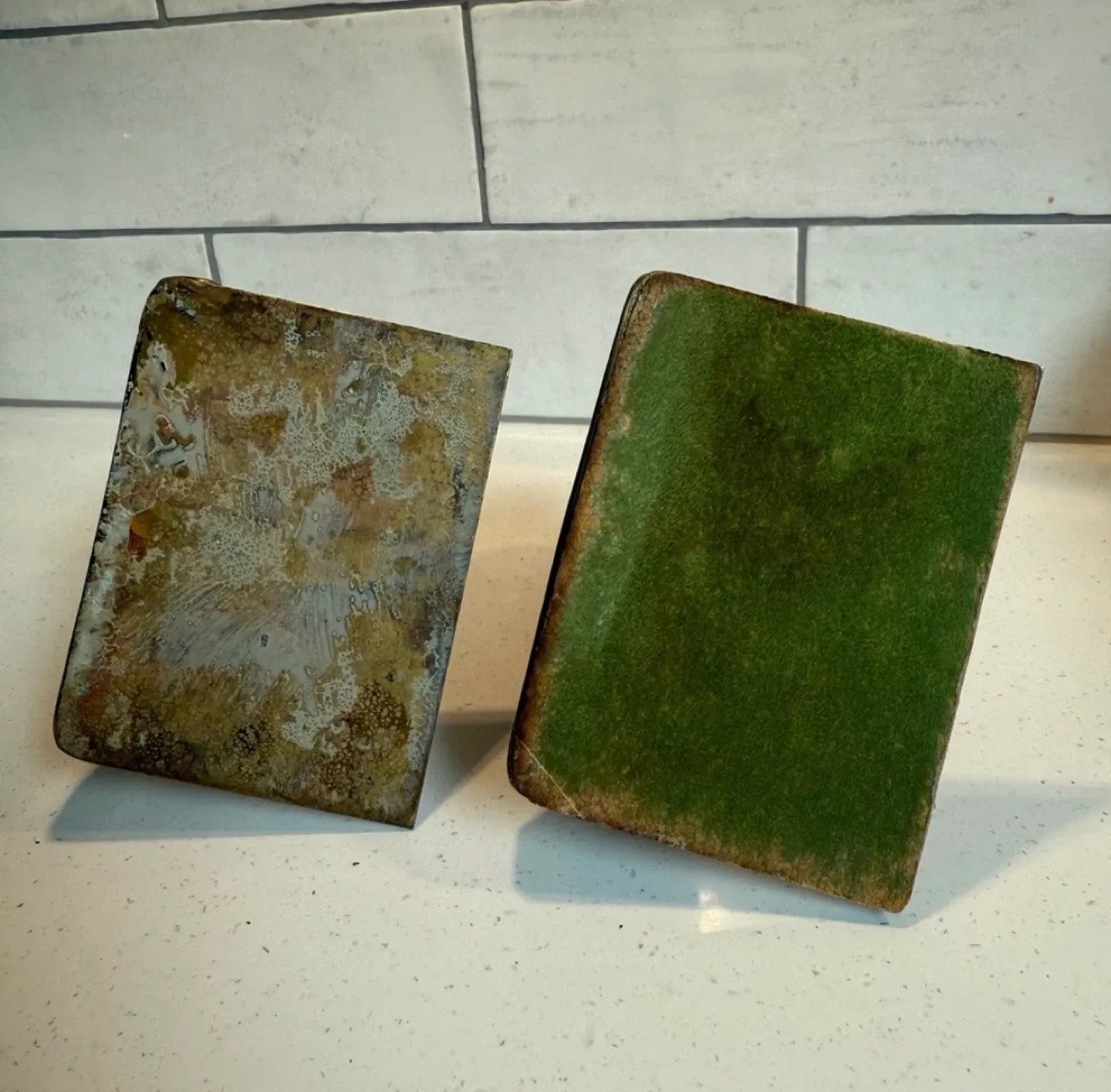 ANTIQUE SOLID BRONZE PIXIE ELF MUSHROOM GOTHIC STATUE BOOKENDS image indicator(8)