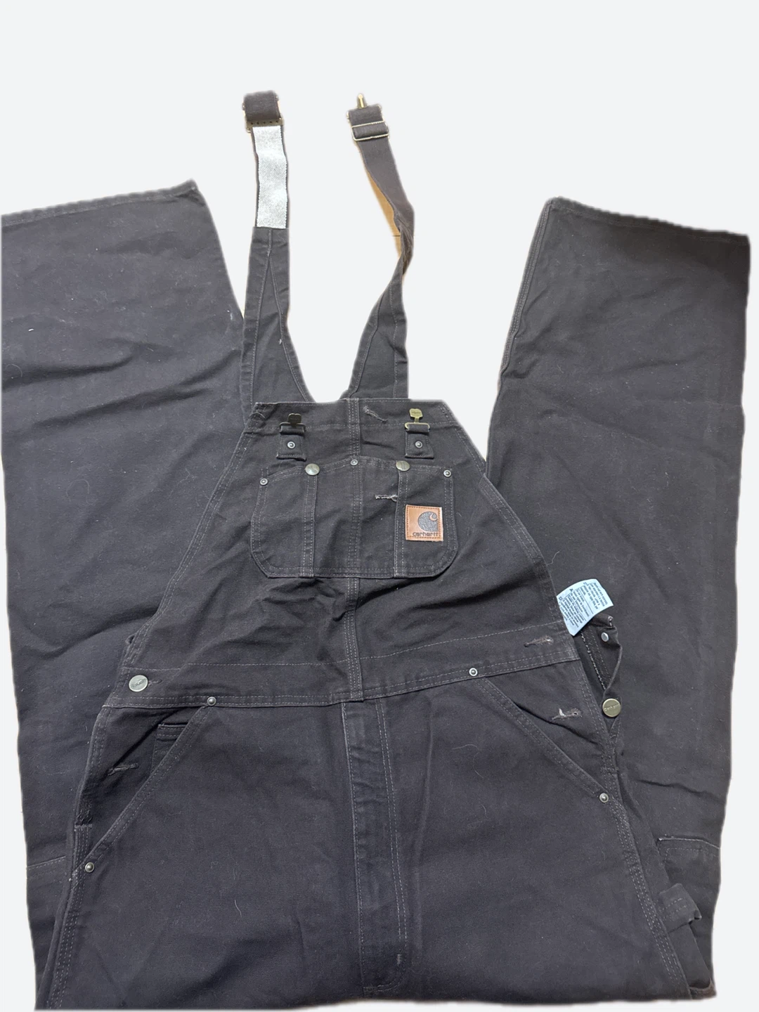 Carhartt Sandstone Bib Overalls - Size 34x34