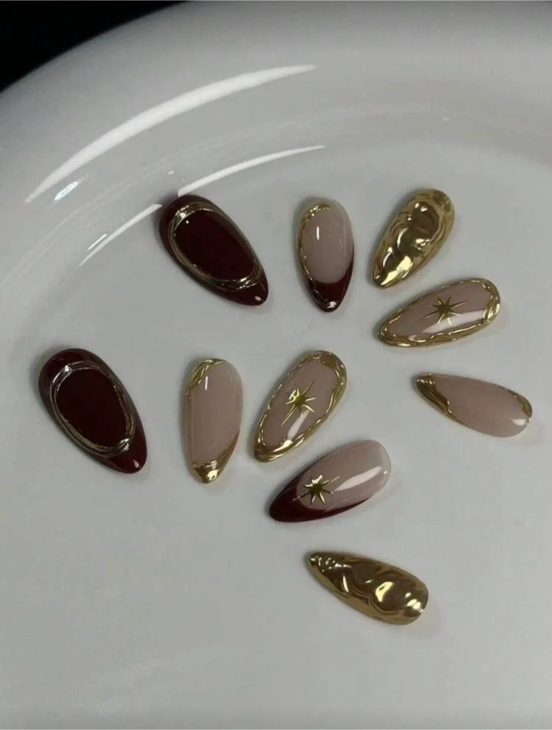 JUZIXIONG Nail Art - Press On Nails image indicator(2)