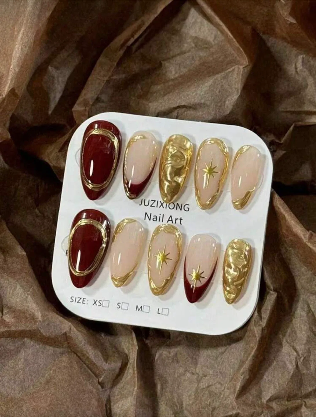 JUZIXIONG Nail Art - Press On Nails image indicator(5)