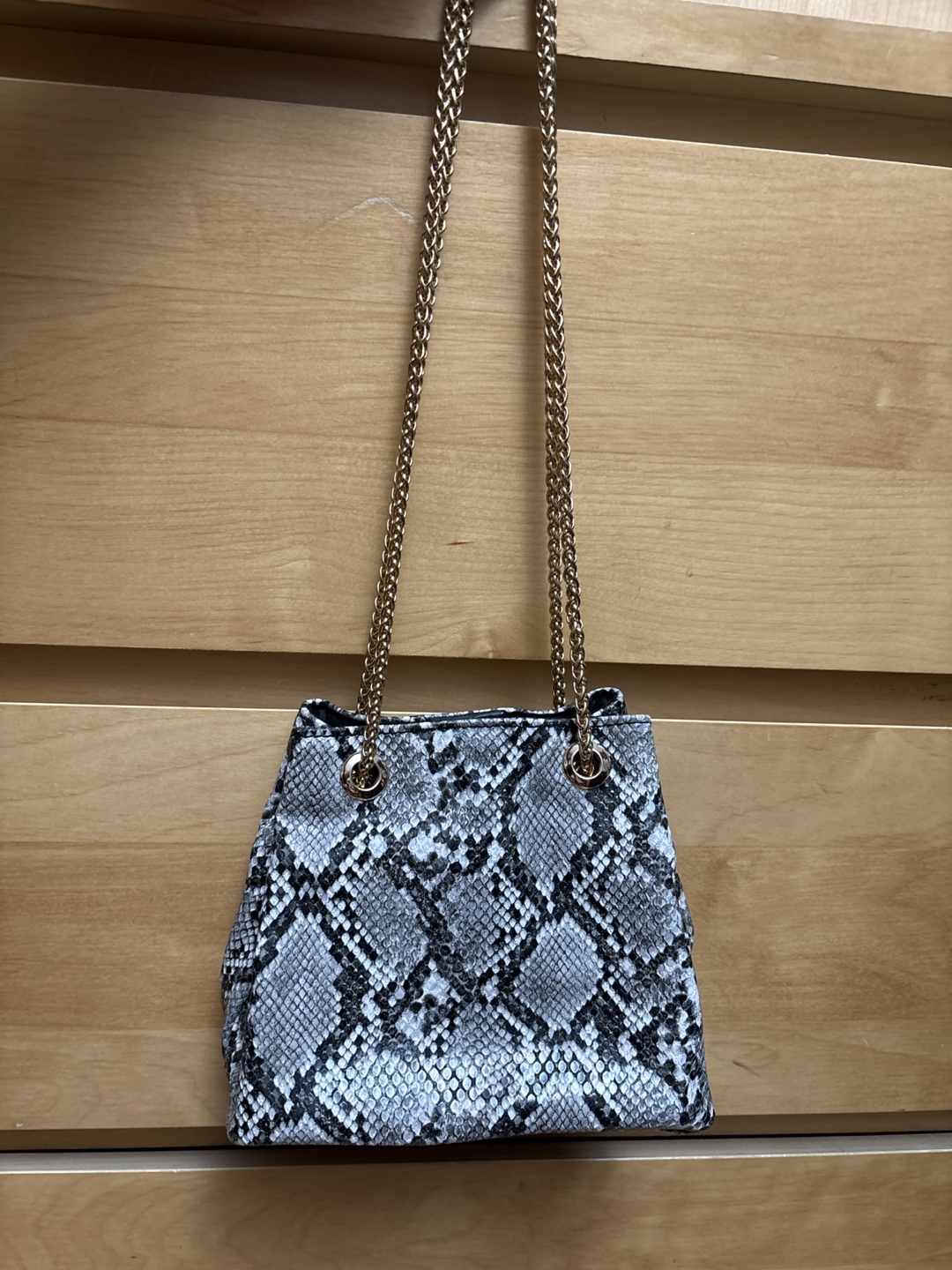 MM6 Maison Margiela Snakeskin Bucket Bag