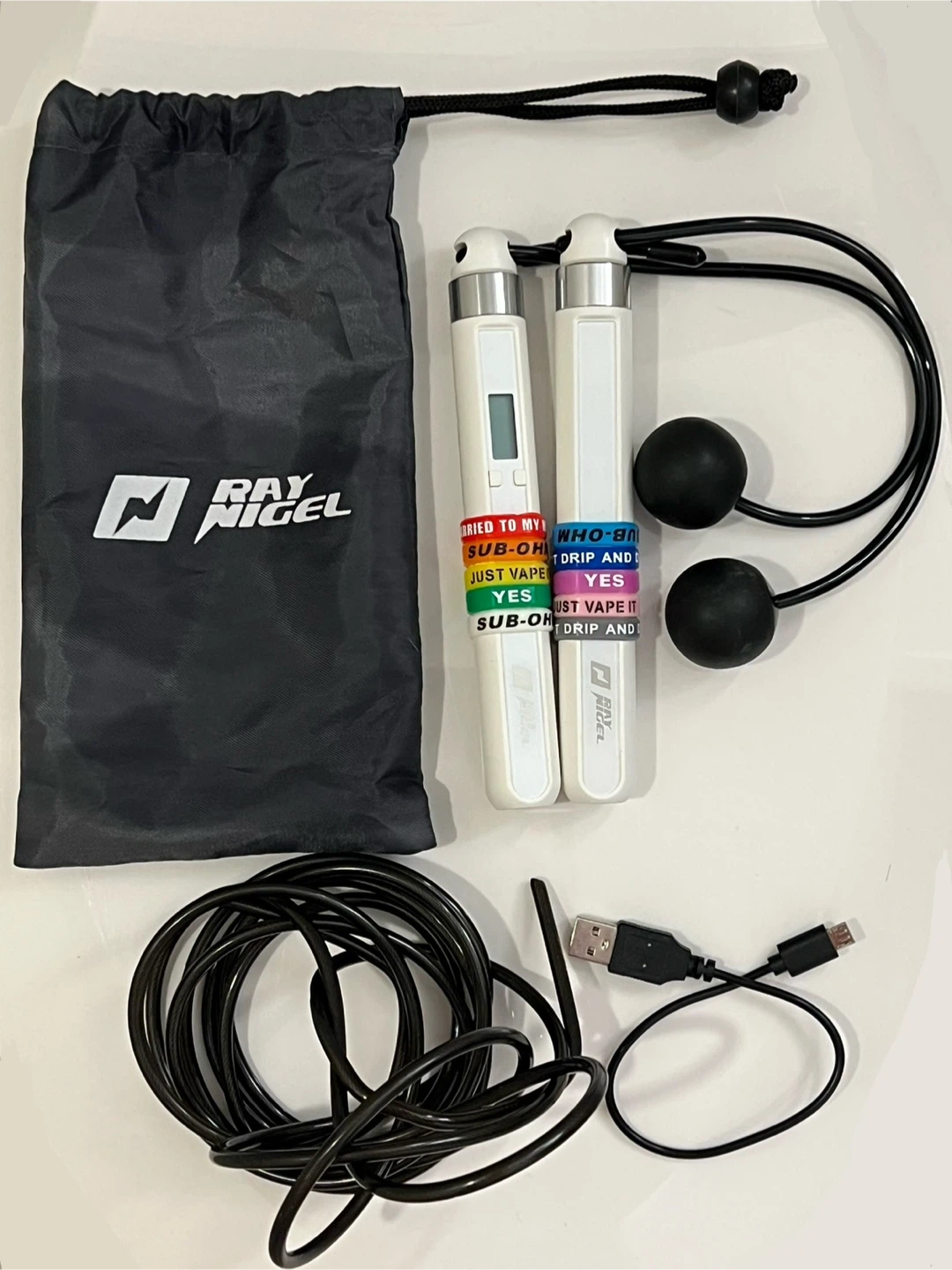 (Retail $114)RayNigel Smart Jump Rope with Bag