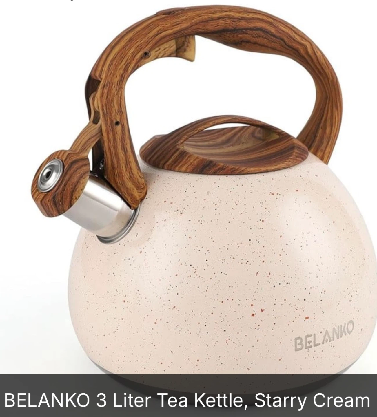 BELANKO 3 Liter Tea Kettle - Starry Cream - photo 2
