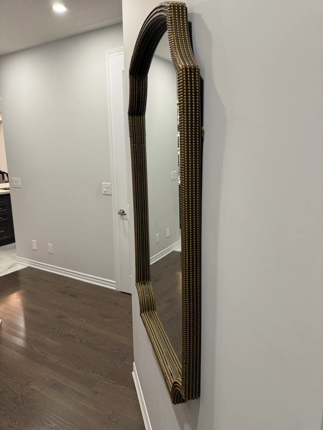 Decorative Wall Mirror - Gold & Black Accent image indicator(2)