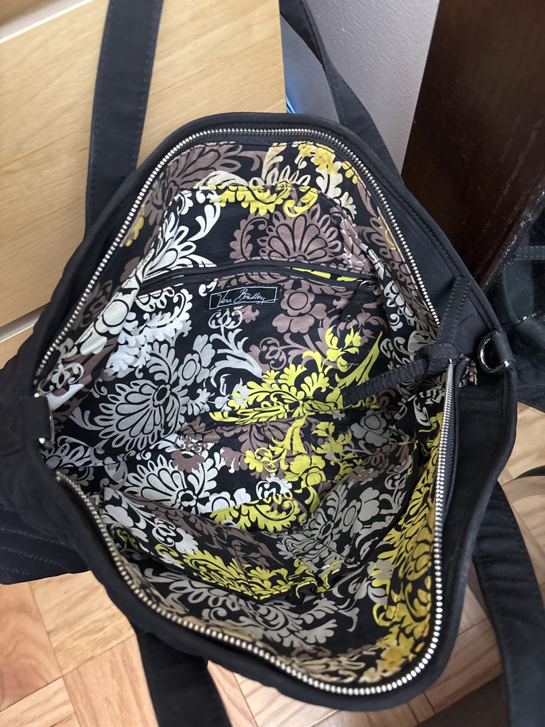 Vera Bradley Black Quilted Satchel Bag - photo 2