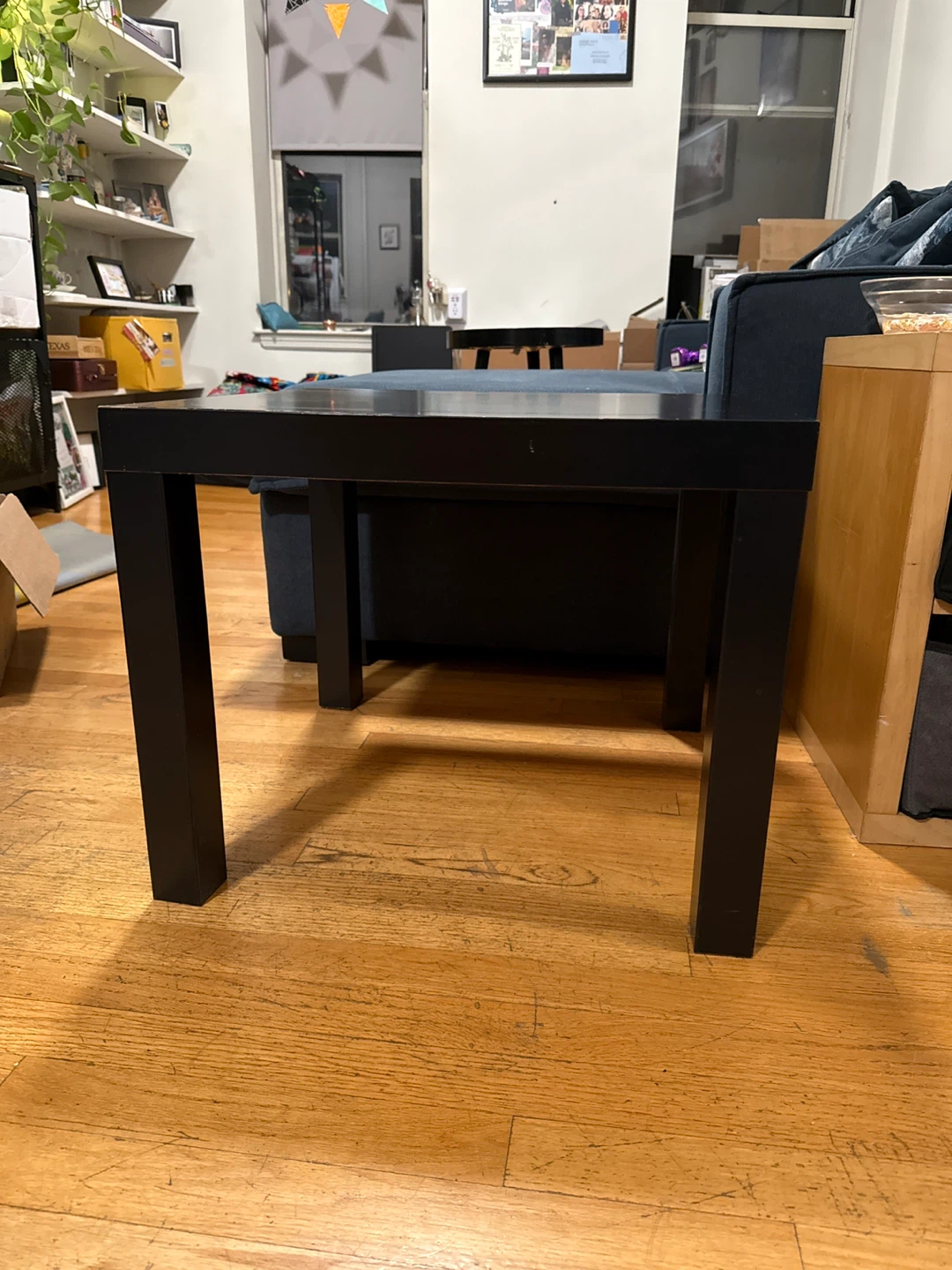 IKEA Lack Black Side Table - photo 2