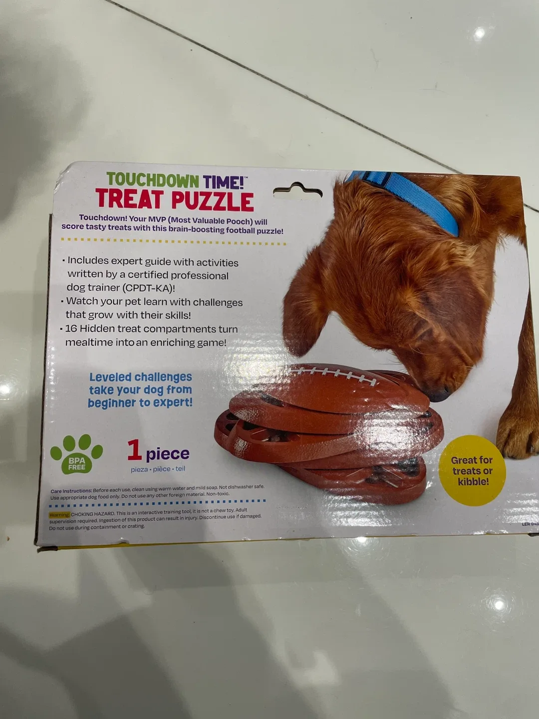Touchdown Time! Treat Puzzle For Dogs For Treats image indicator(3)