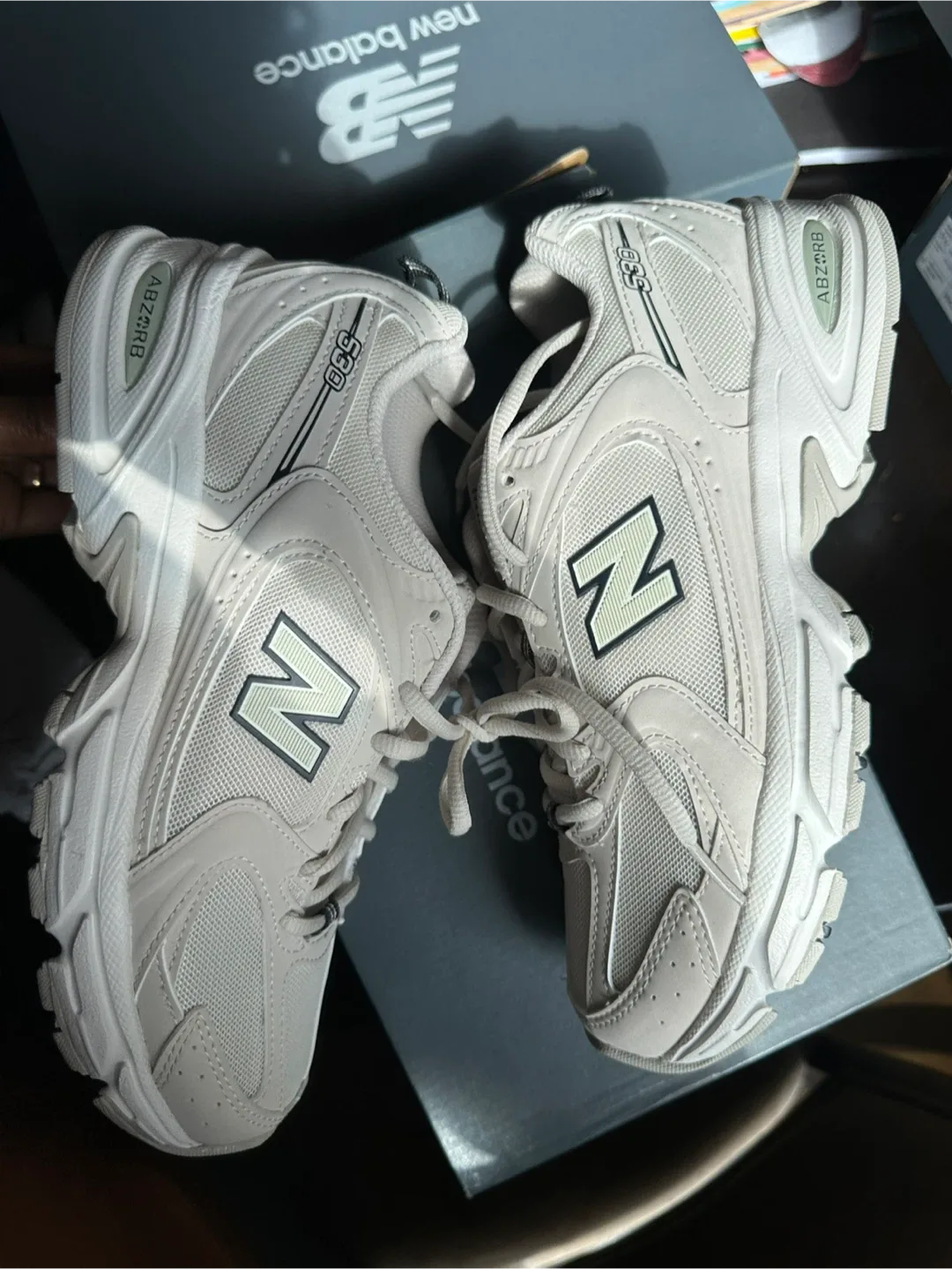 New Balance 530 Beige Sneakers us 7 image indicator(4)