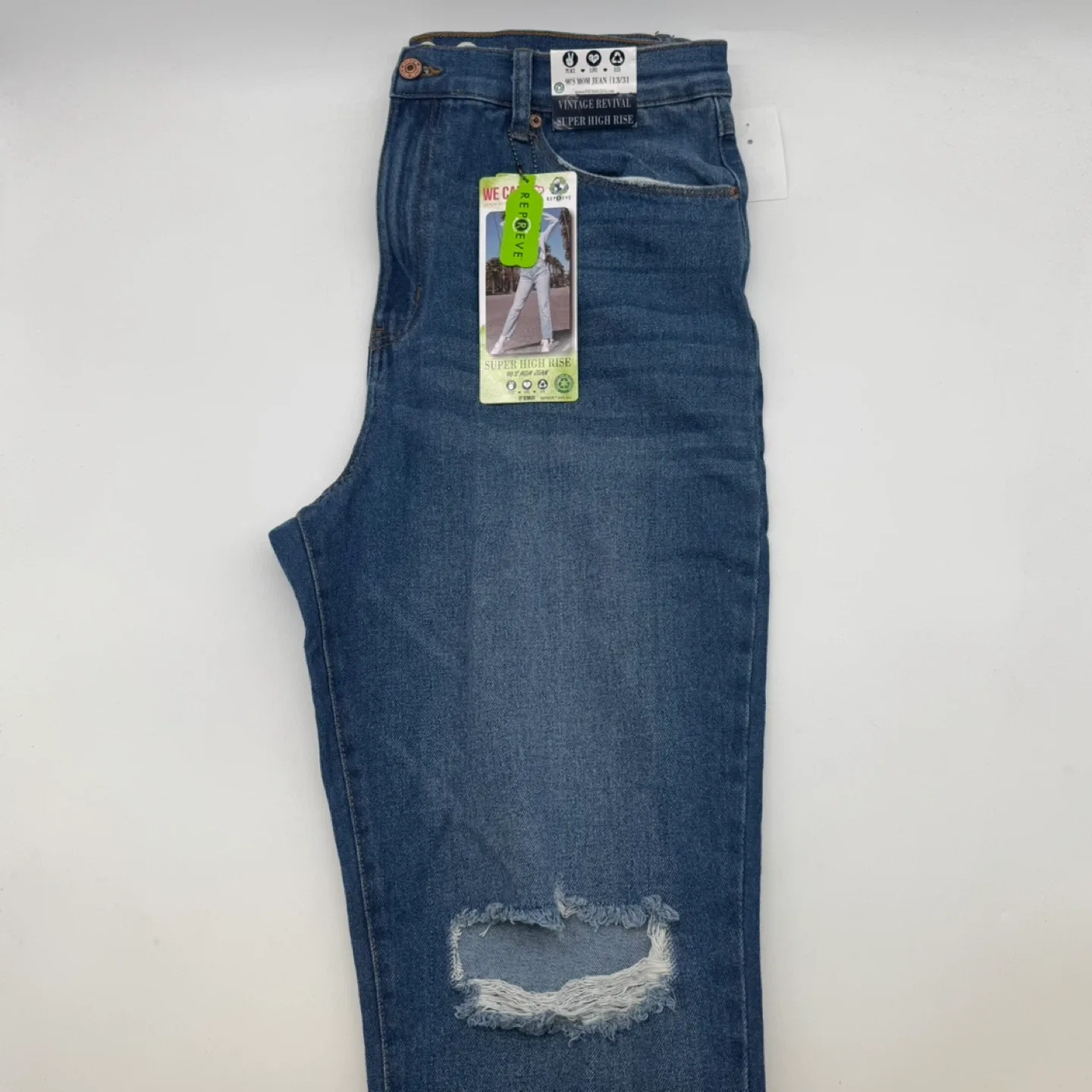 Women's 90's Mom Jean Super High Rise - Size US 13 image indicator(2)