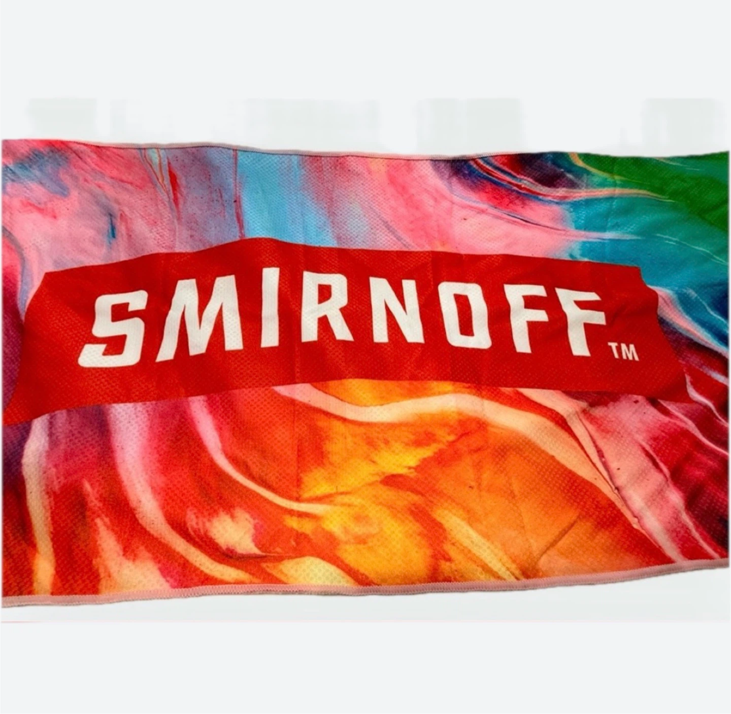 BNIB! Smirnoff Vodka Cooling Towel or Wall Banner - photo 2