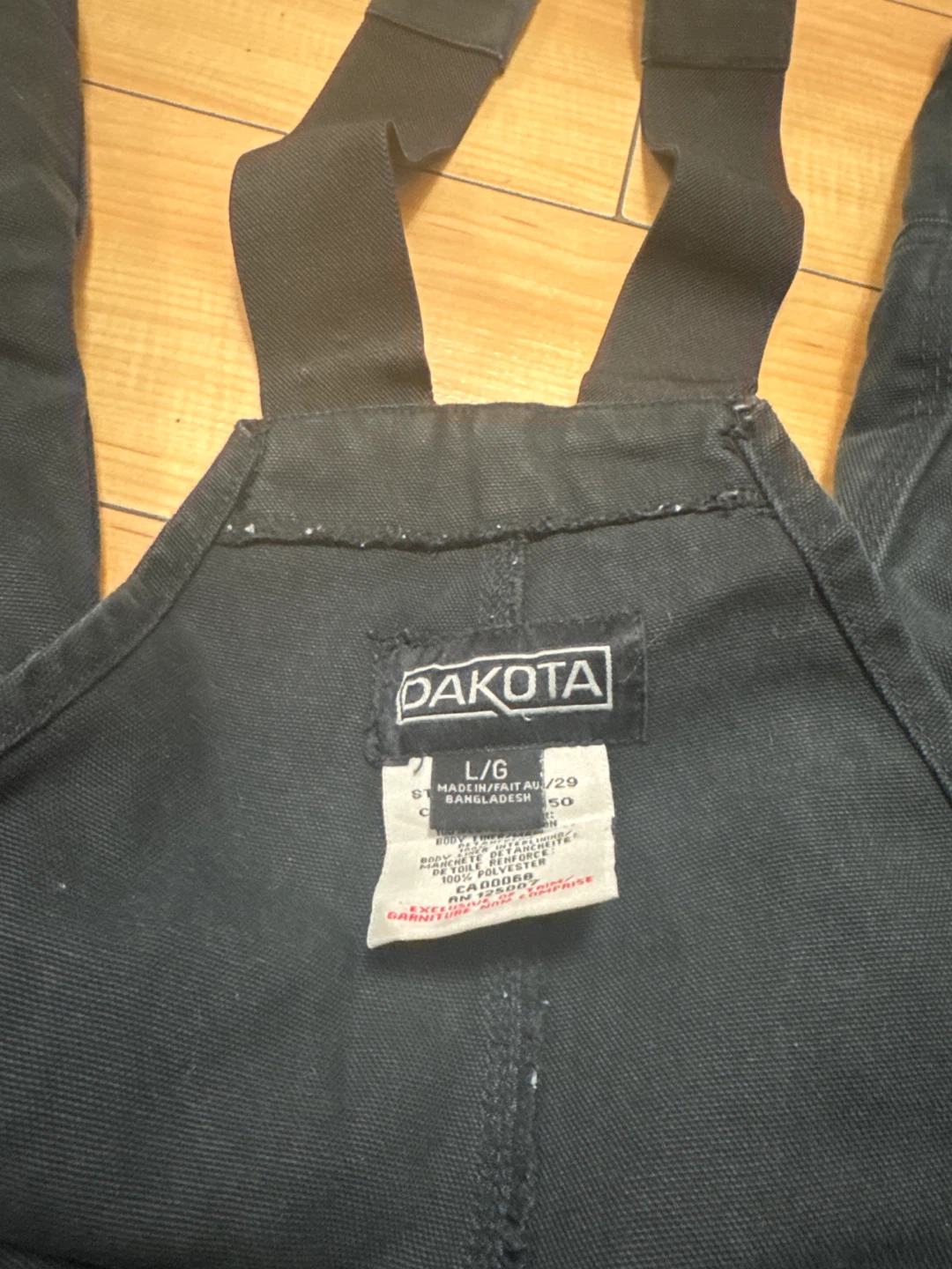 Dakota Black Overalls - Size L/G