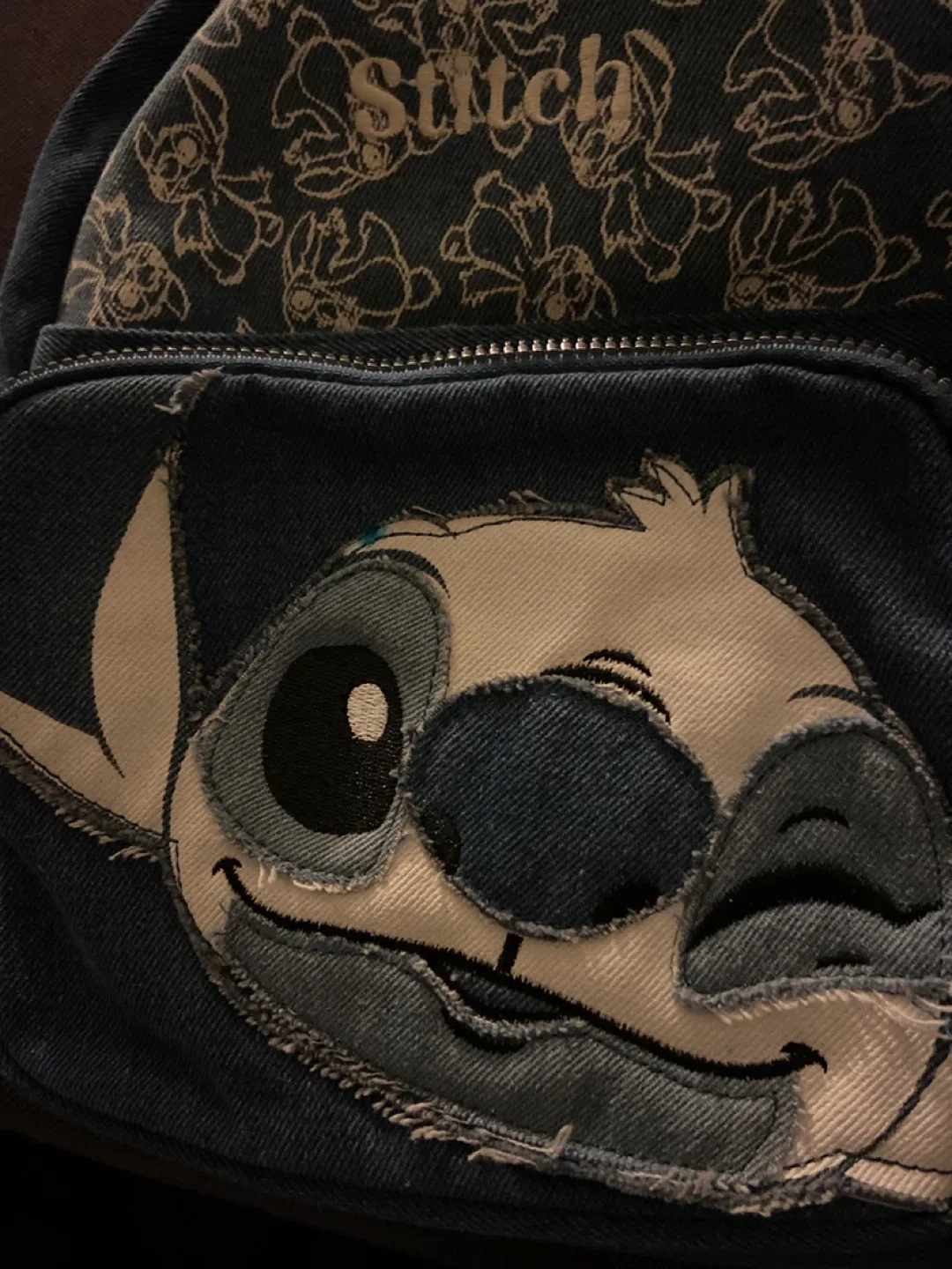 Disney Stitch Denim Mini Backpack image indicator(3)