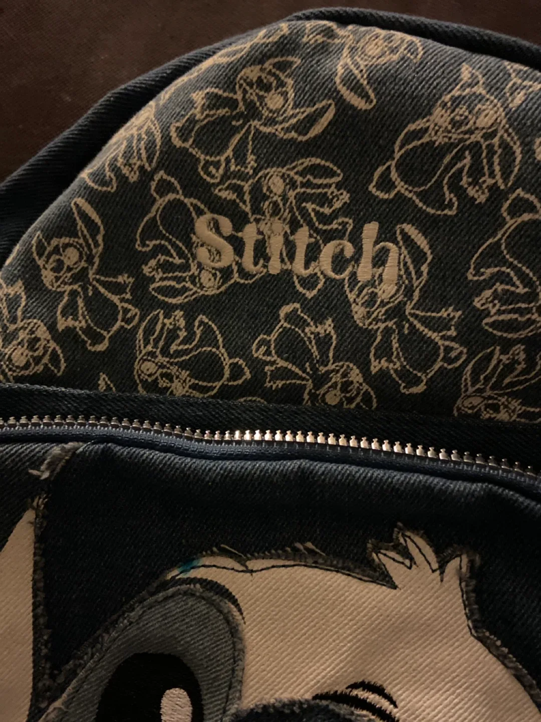 Disney Stitch Denim Mini Backpack image indicator(2)
