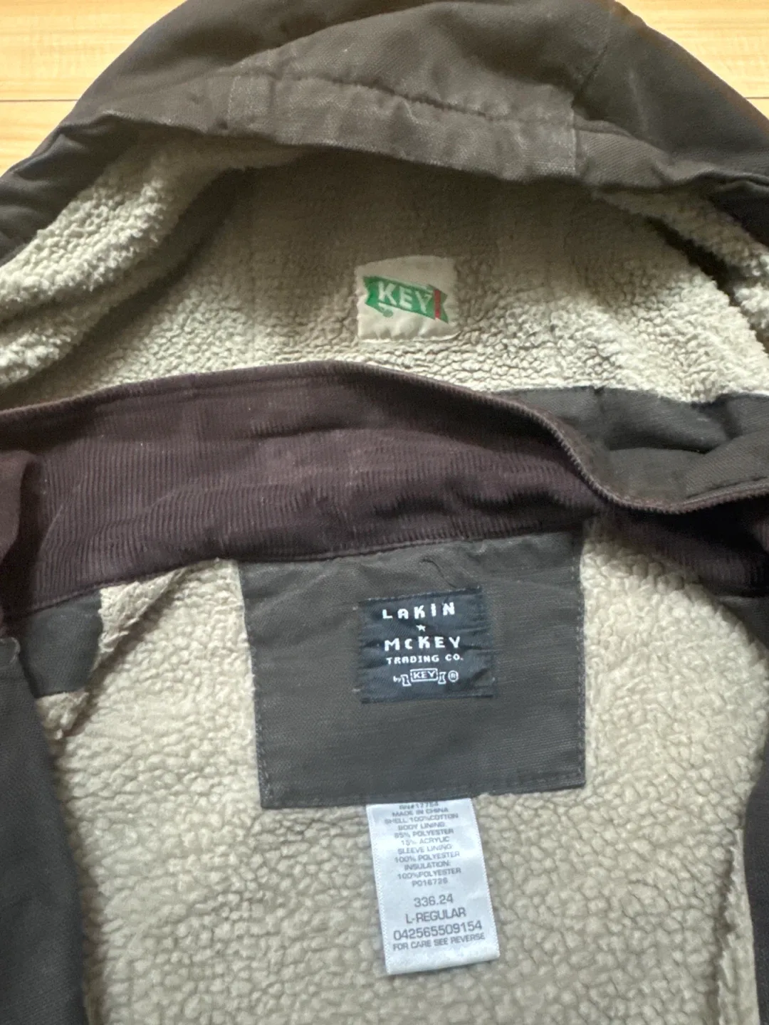 Lakin Mckey Trading Co. Brown Hooded Jacket image indicator(2)