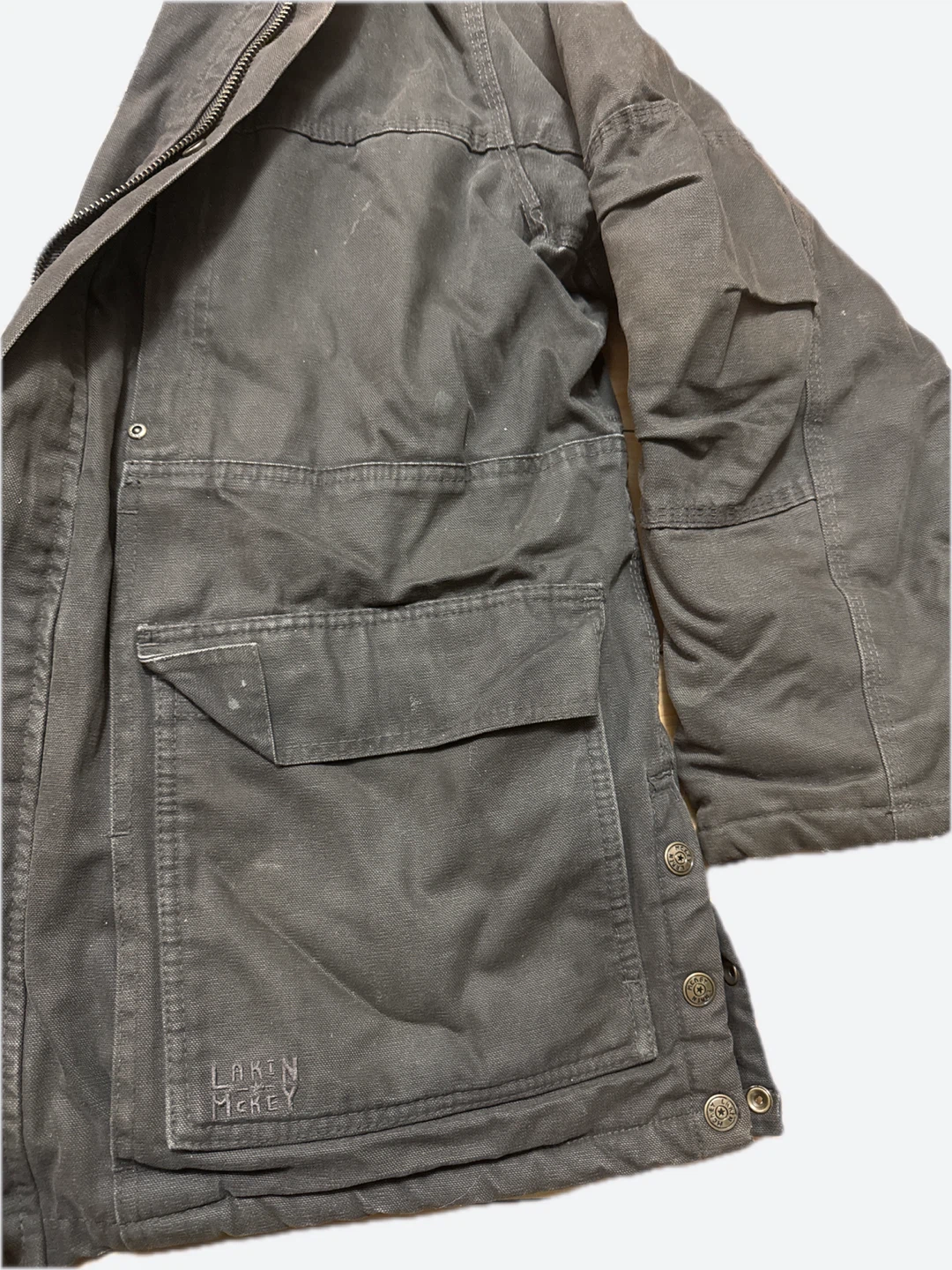 Lakin Mckey Trading Co. Brown Hooded Jacket - photo 3