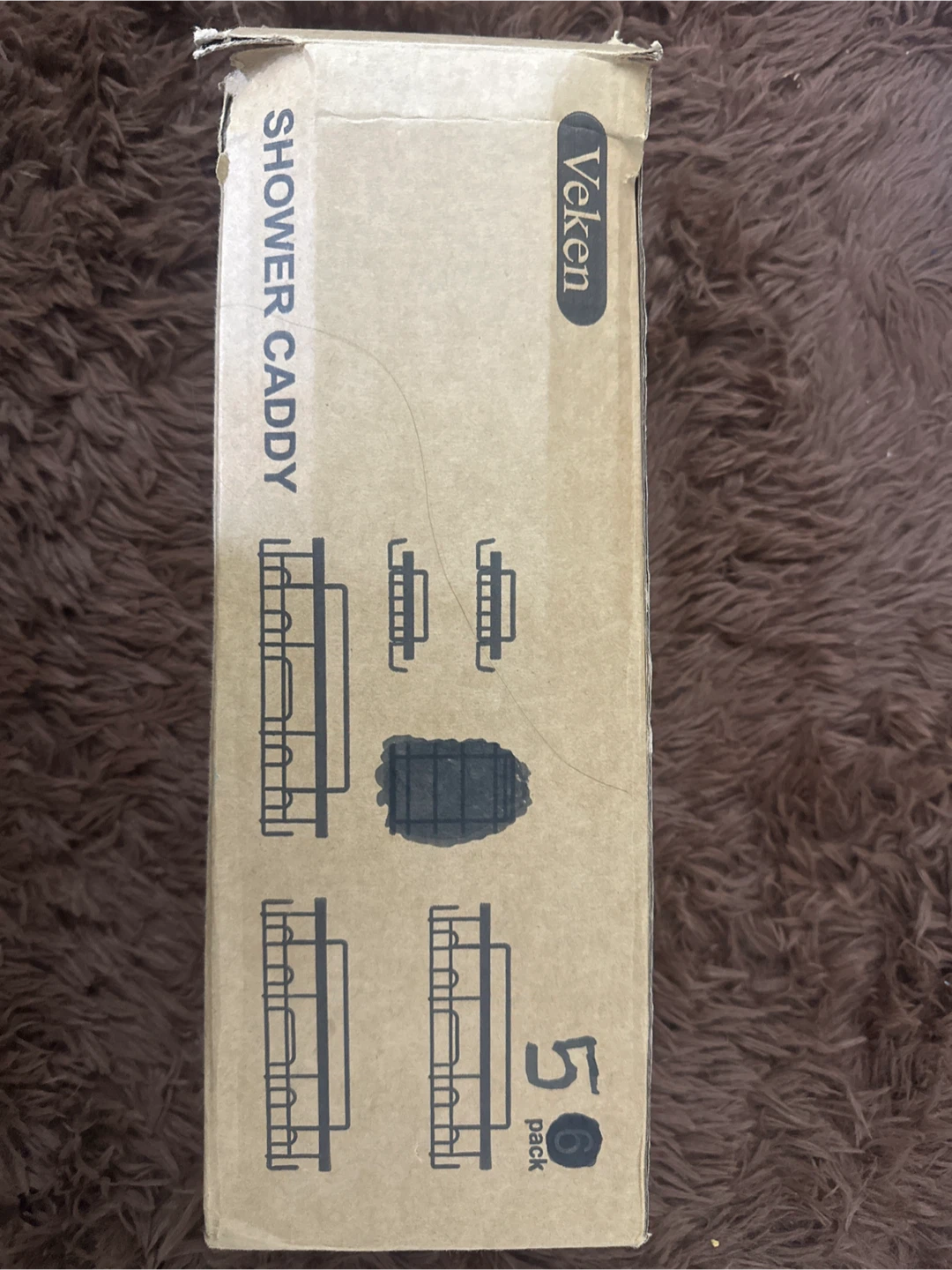 Veken Shower Caddy 5-Pack - New in Box!
