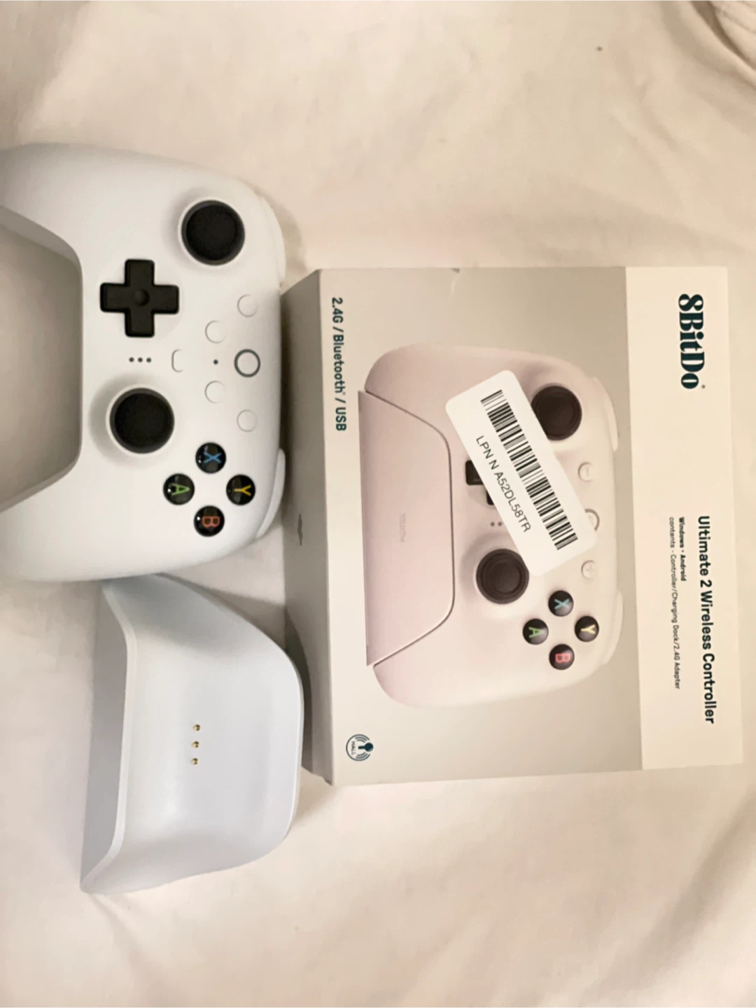 Brand new 8BitDo Ultimate 2 Wireless Controller - White