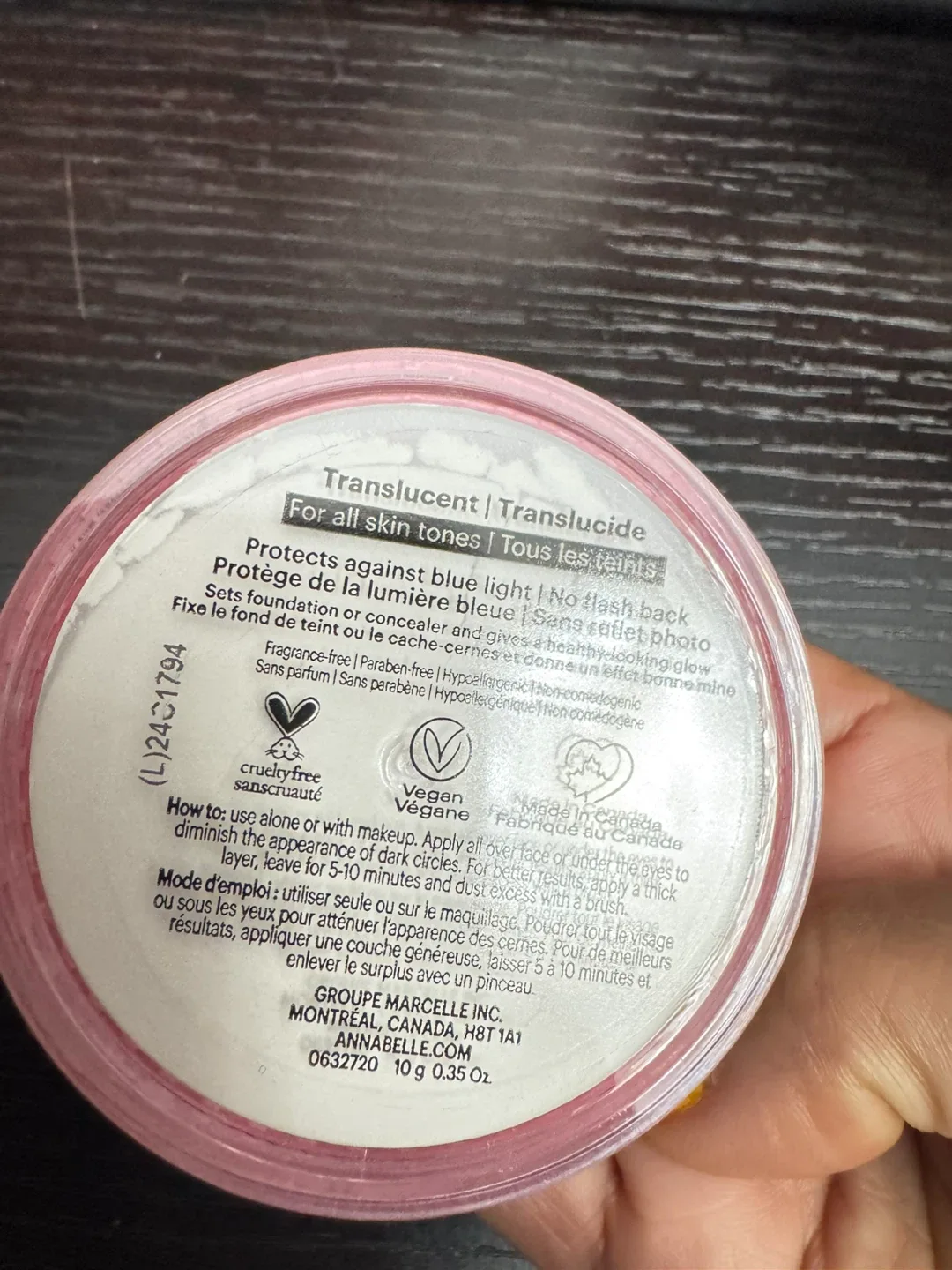 Annabelle Perfect Setting Translucent Loose Powder image indicator(2)