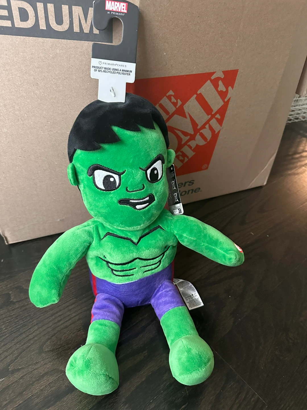 Marvel Hulk Plush Toy - New with Tags