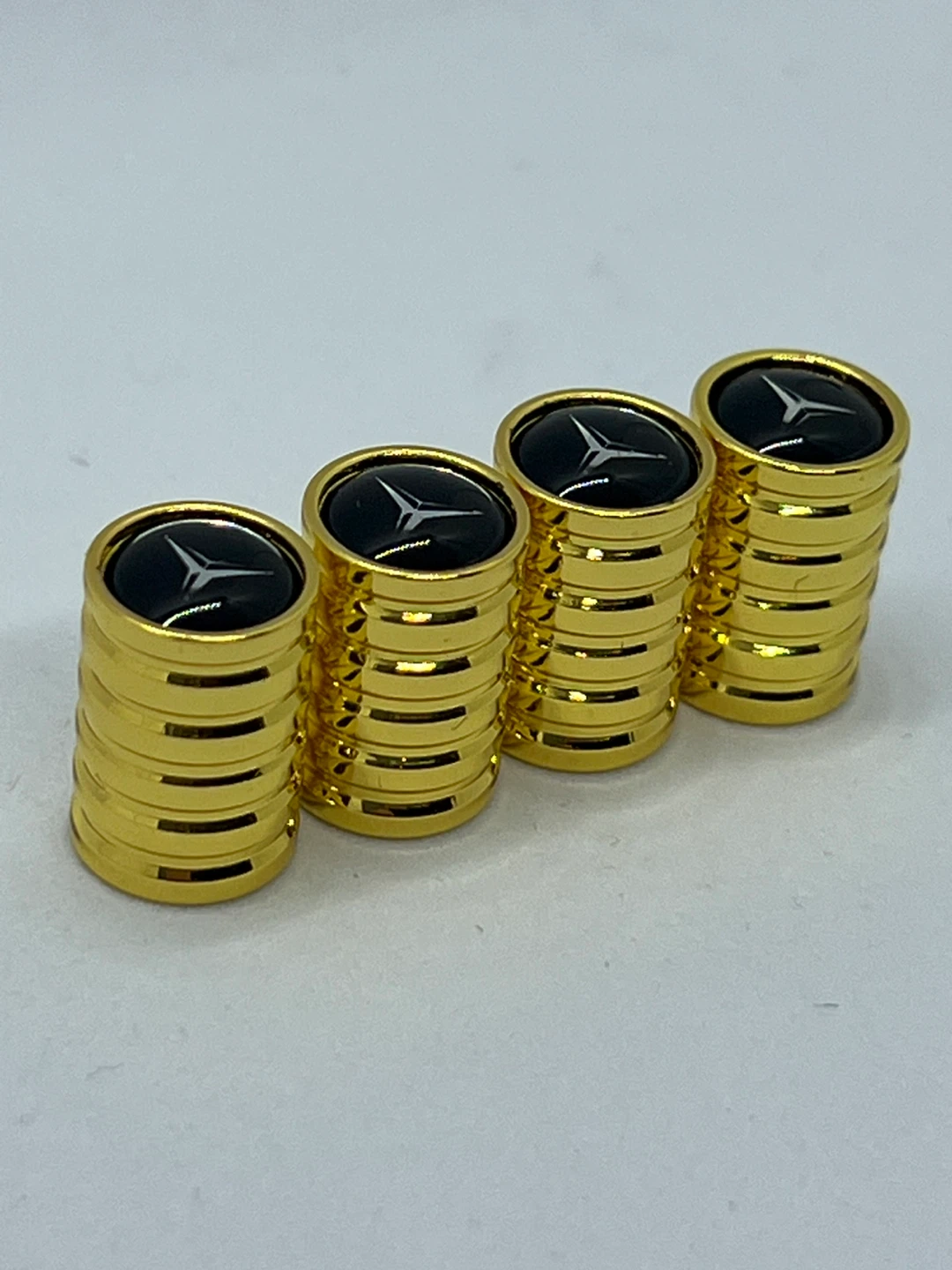 Mercedes-Benz Gold Tire Valve Stem Caps - Set of 4 - photo 4