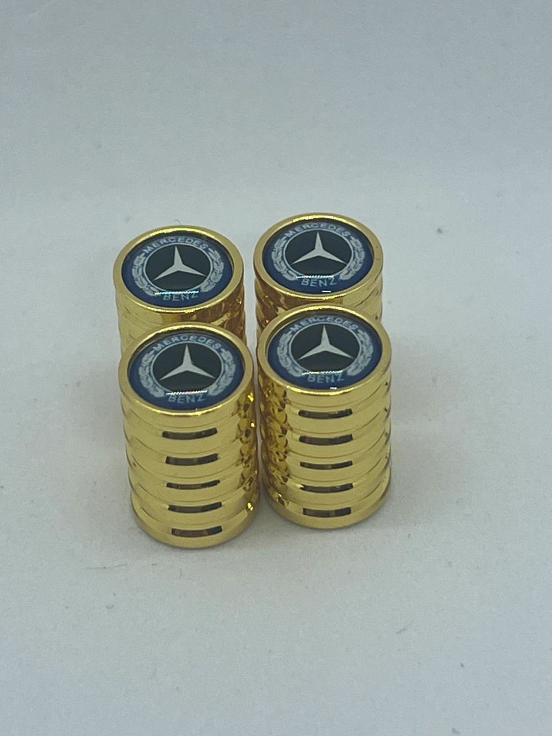 Mercedes-Benz Gold Tire Valve Stem Caps - Set of 4 - photo 4