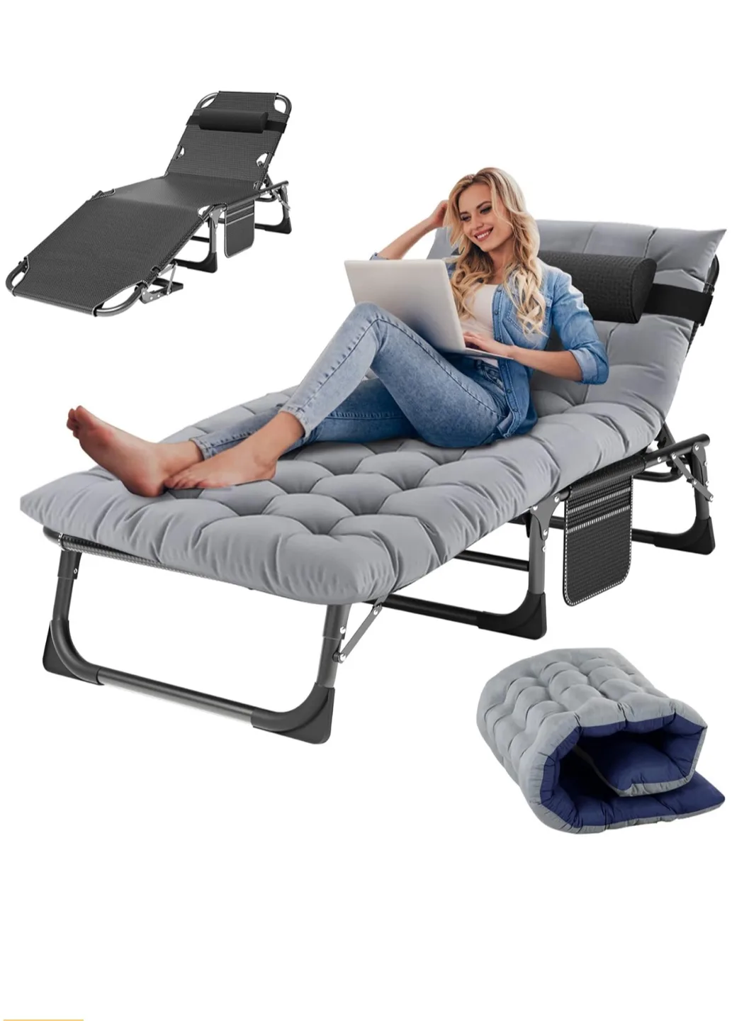 Brand New Folding Lounge Chairs – Perfect for Outdoor Relaxation image indicator(7)