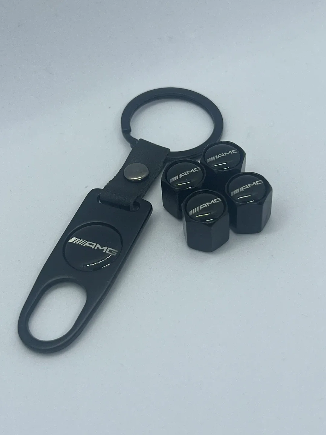 AMG Tire Valve Stem Caps + Keychain thumbnail