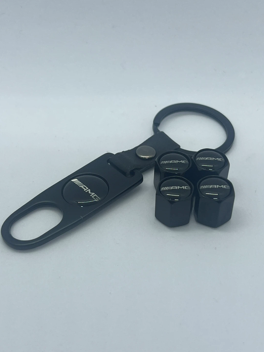AMG Tire Valve Stem Caps + Keychain - photo 3